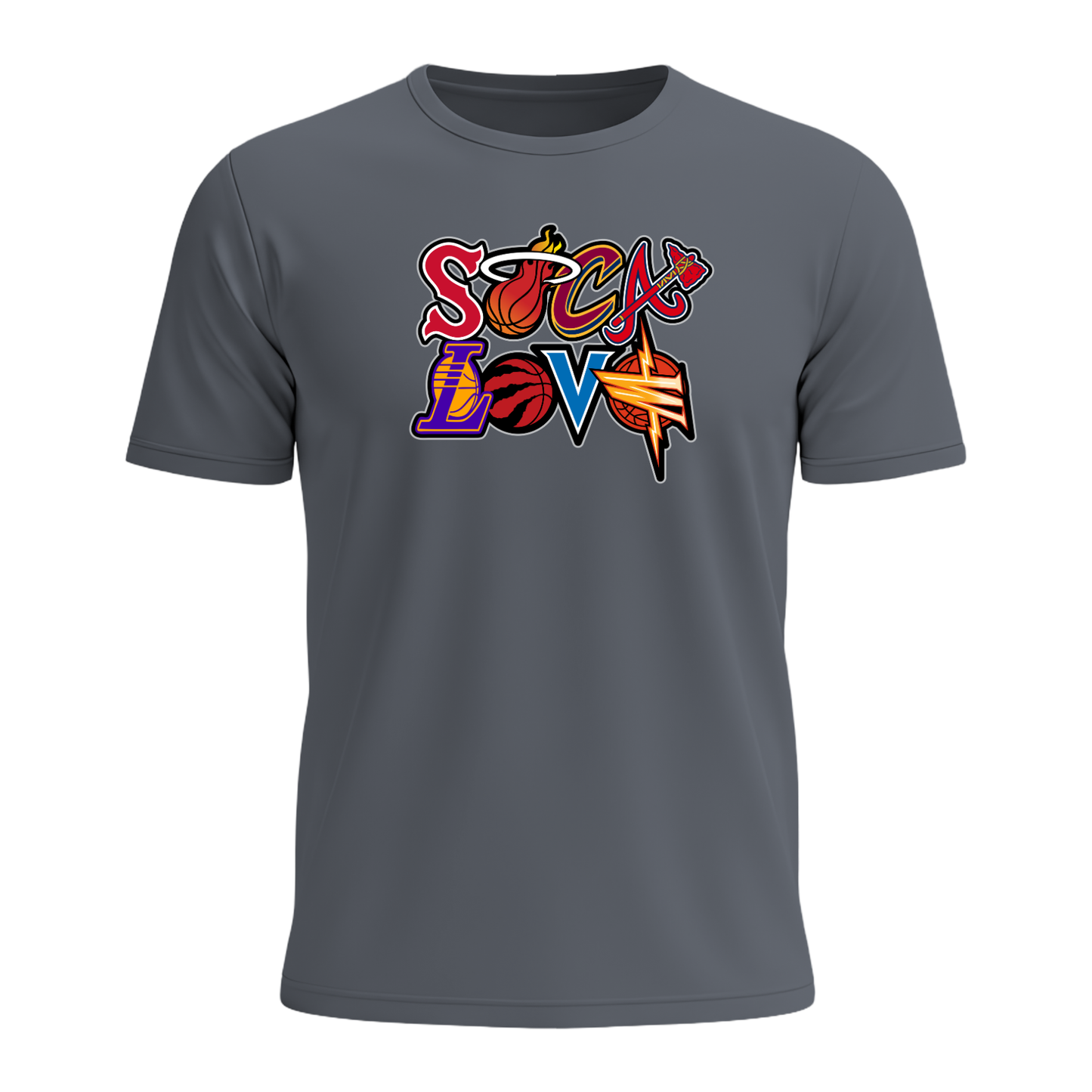 Soca Love Sports Icon Stacked - Men's Tee