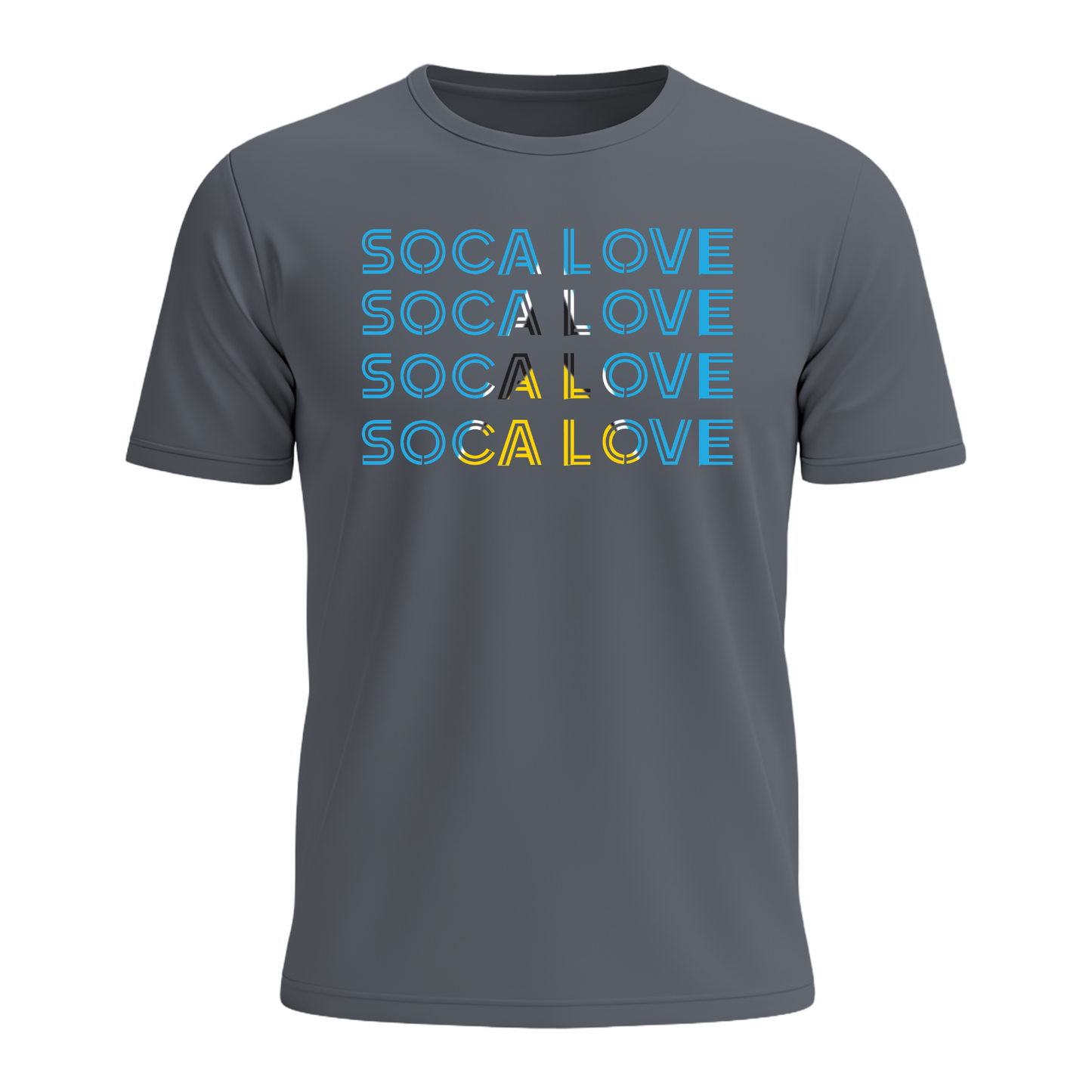 Soca Love Slant Colorblock III - Men's Tee