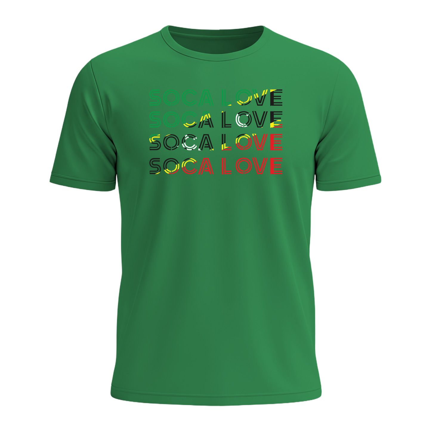 Soca Love Slant Colorblock I - Men's Tee