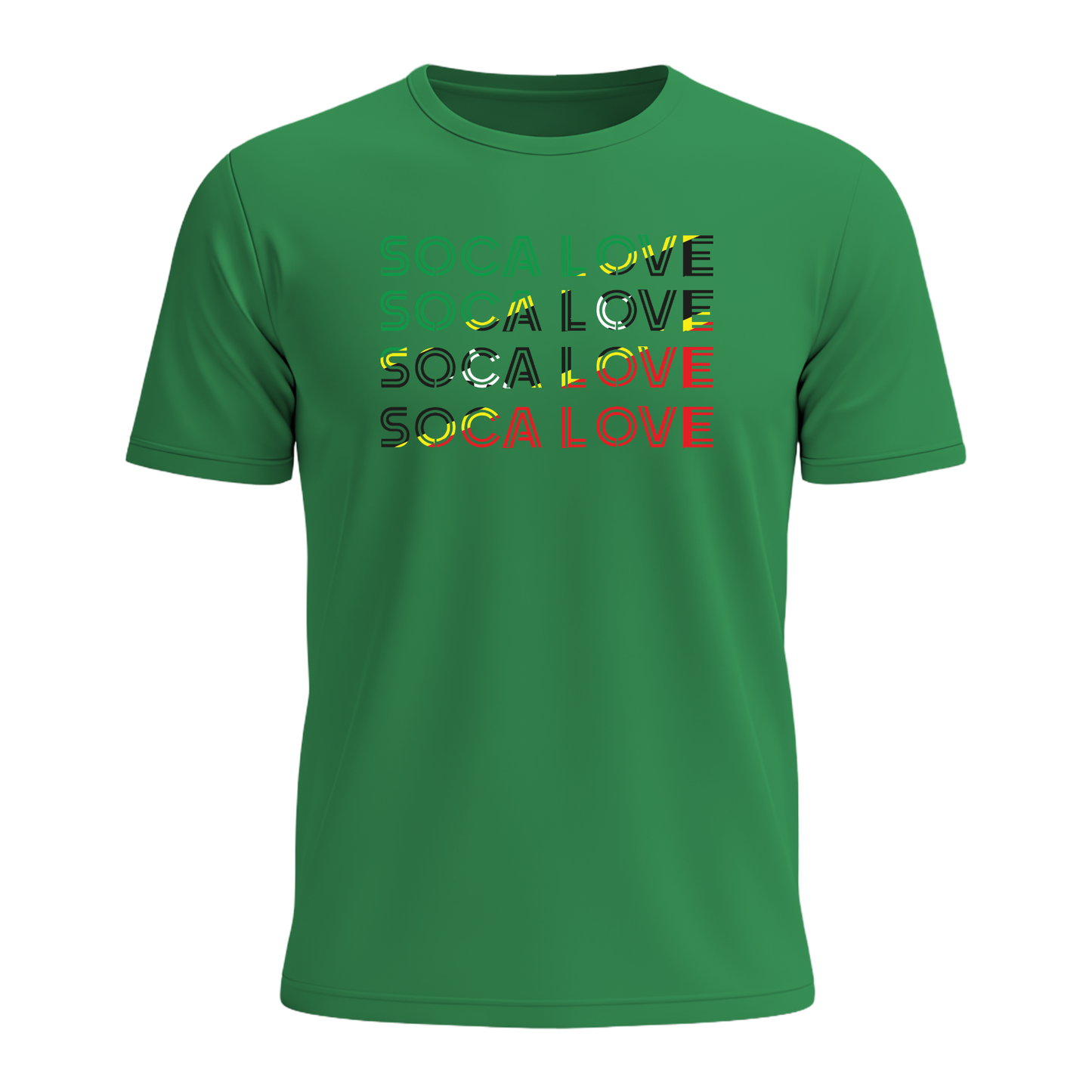 Soca Love Slant Colorblock I - Youth Tee