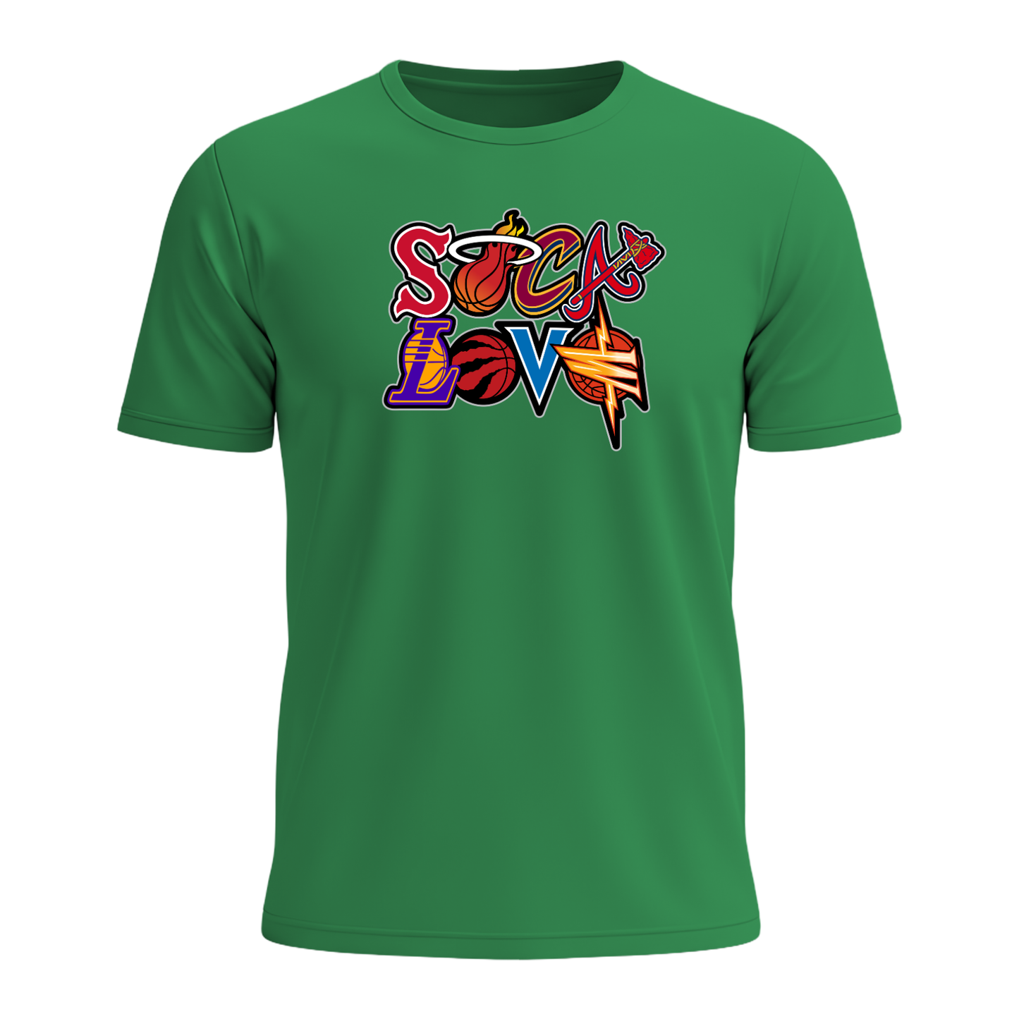Soca Love Sports Icon Stacked - Men's Tee