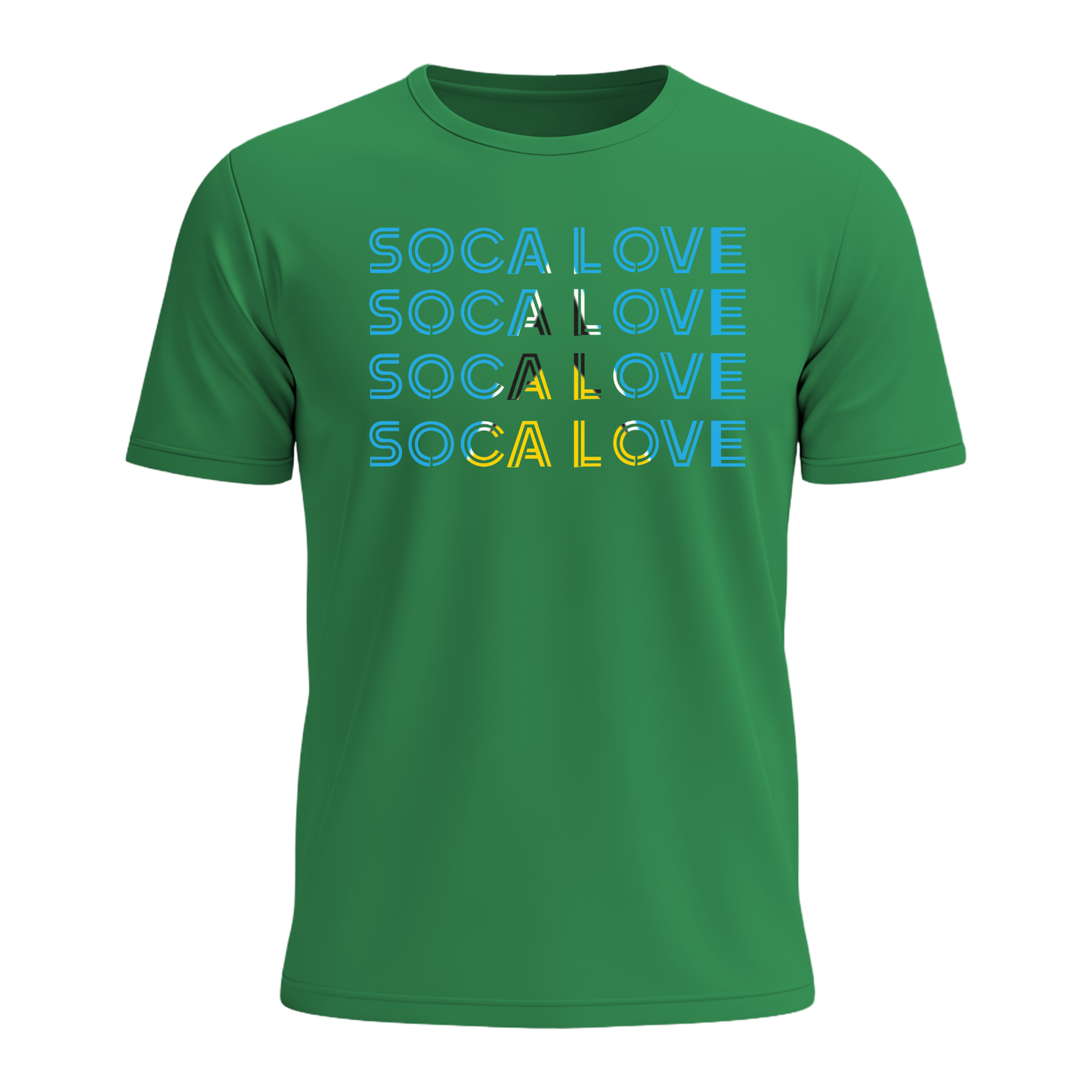 Soca Love Slant Colorblock III - Youth Tee