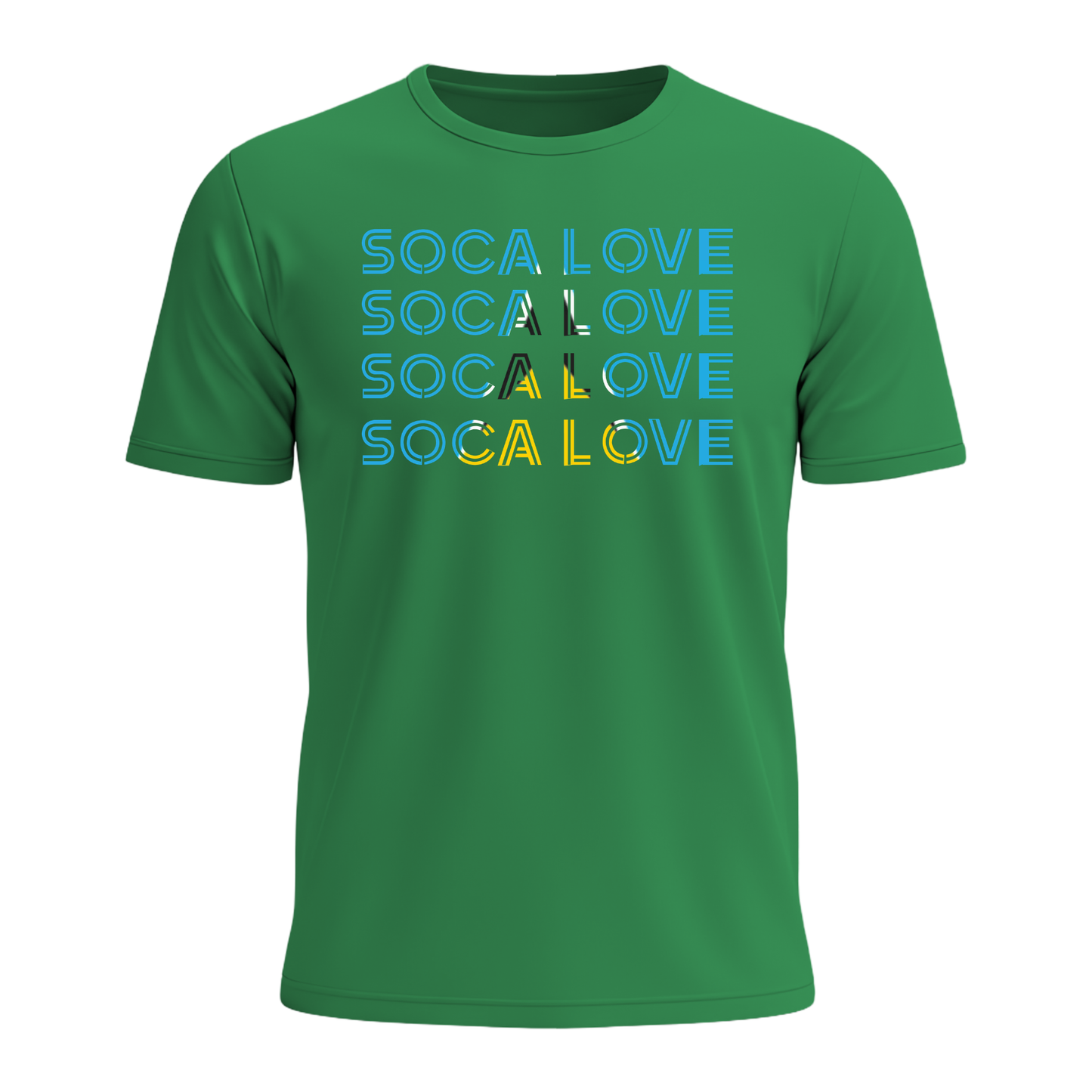 Soca Love Slant Colorblock III - Men's Tee