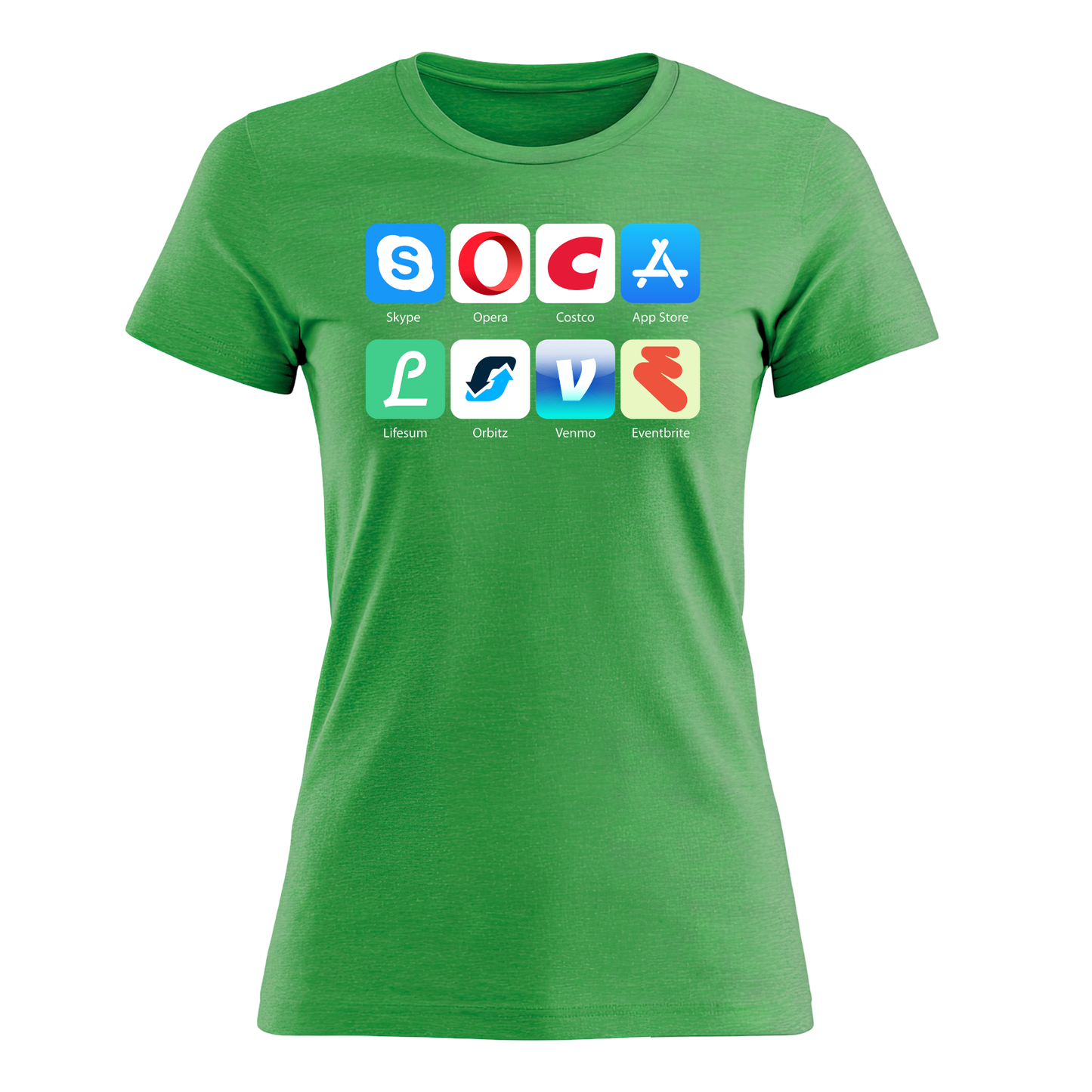 Soca Love Social Icon - Women's Tee
