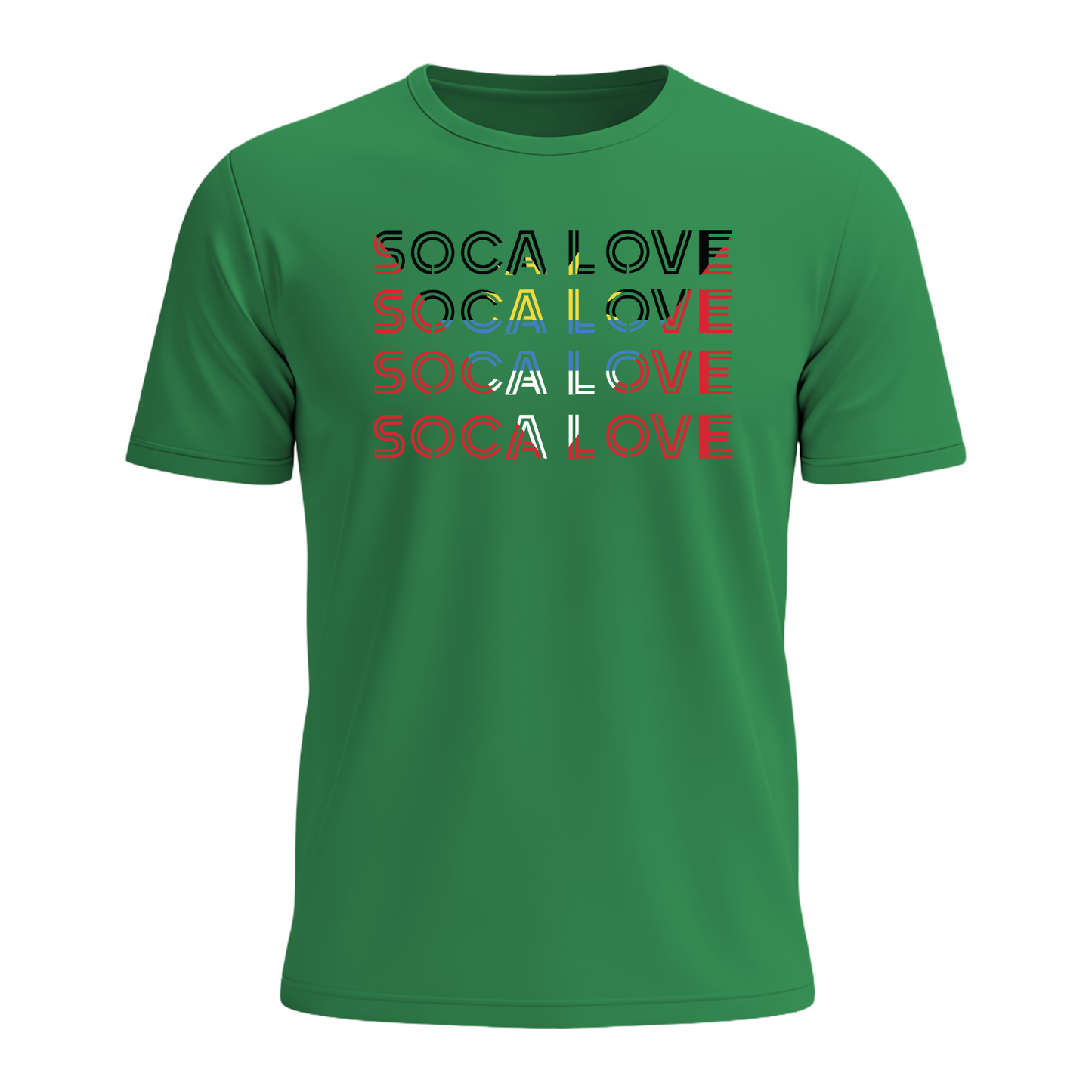 Soca Love Slant Colorblock II - Youth Tee