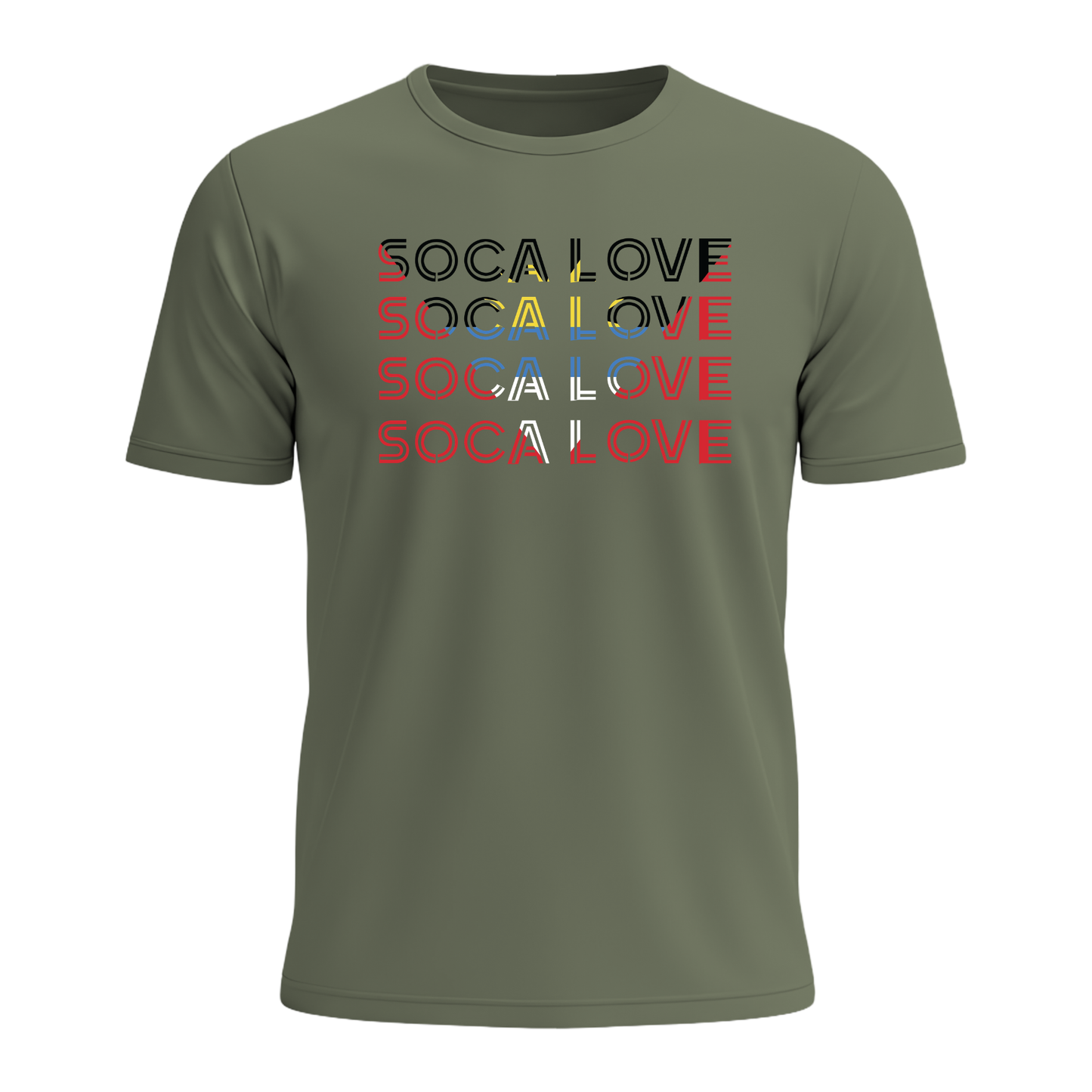 Soca Love Slant Colorblock II - Men's Tee