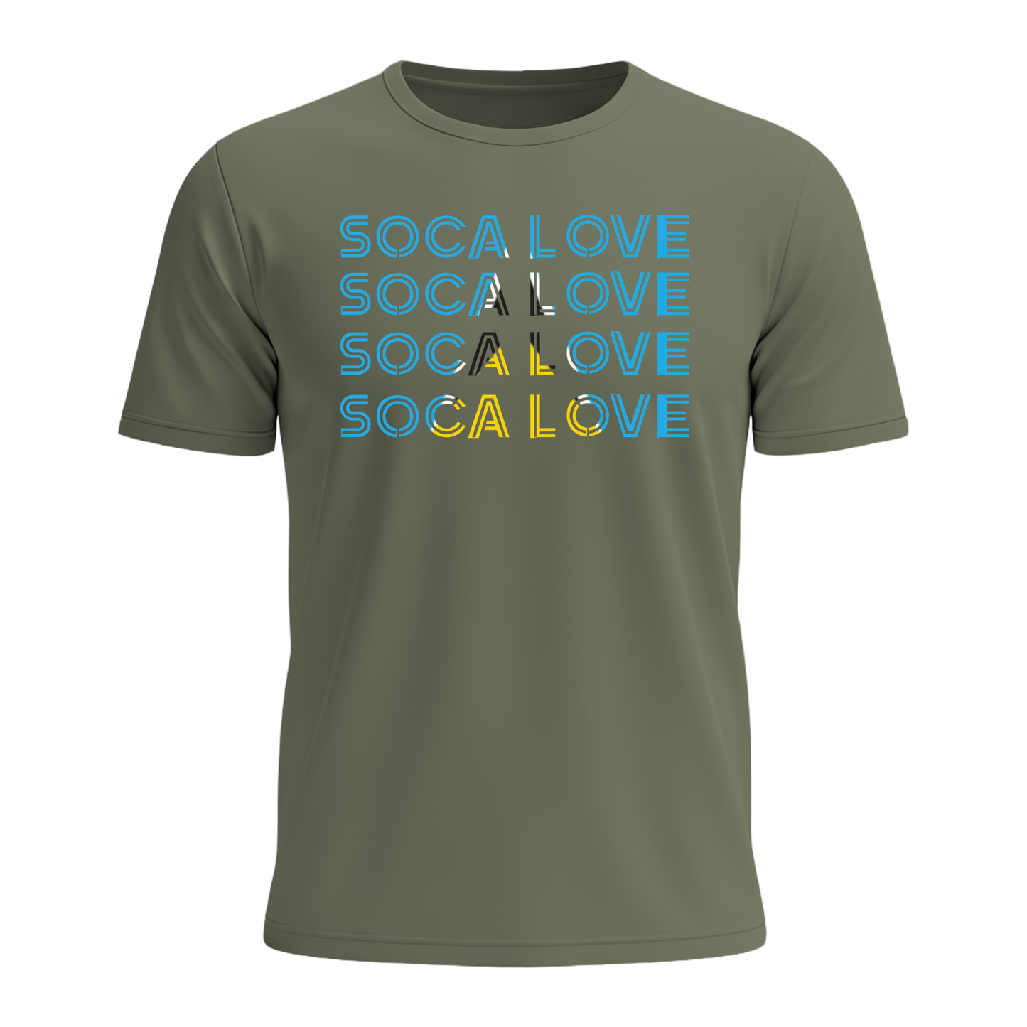Soca Love Slant Colorblock III - Men's Tee