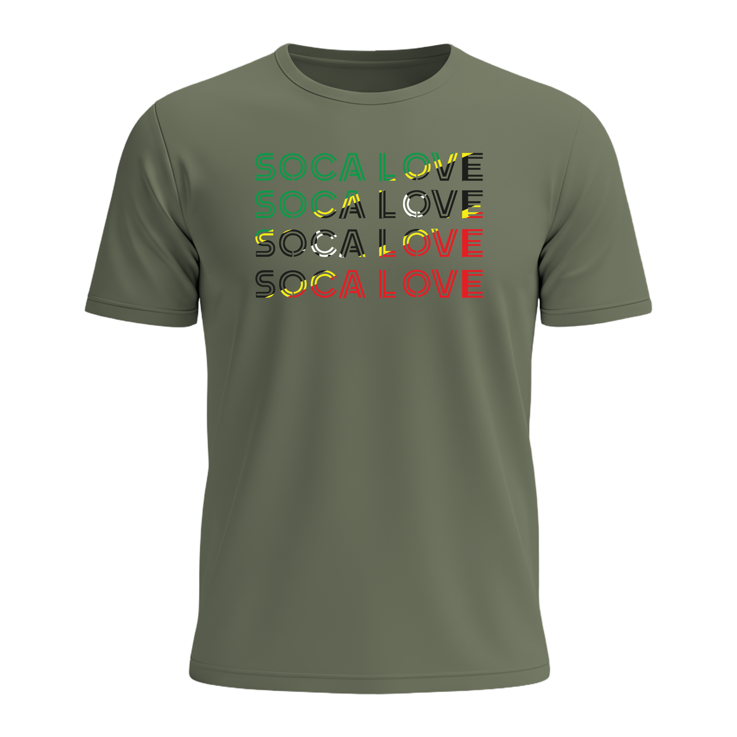 Soca Love Slant Colorblock I - Men's Tee