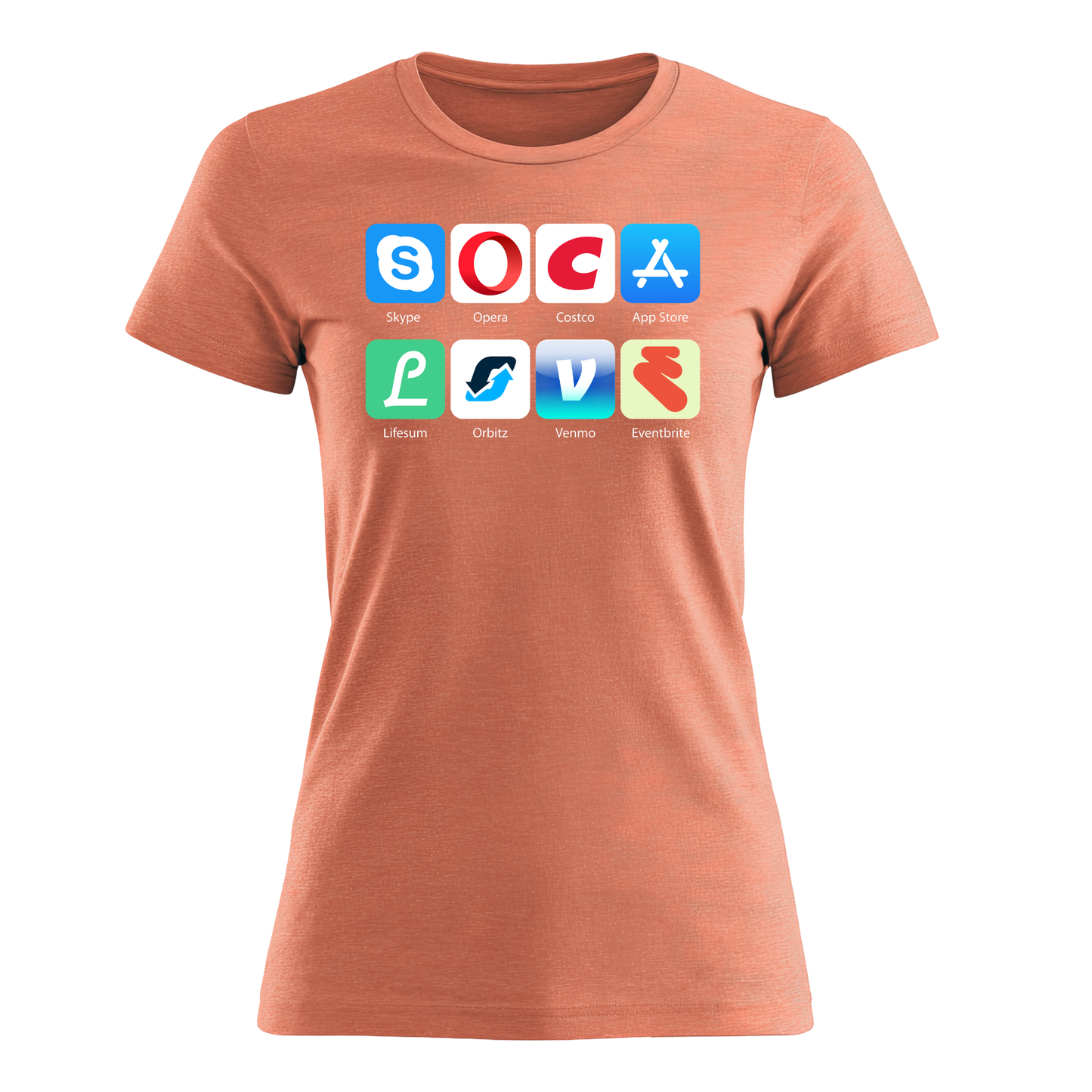 Soca Love Social Icon - Women's Tee