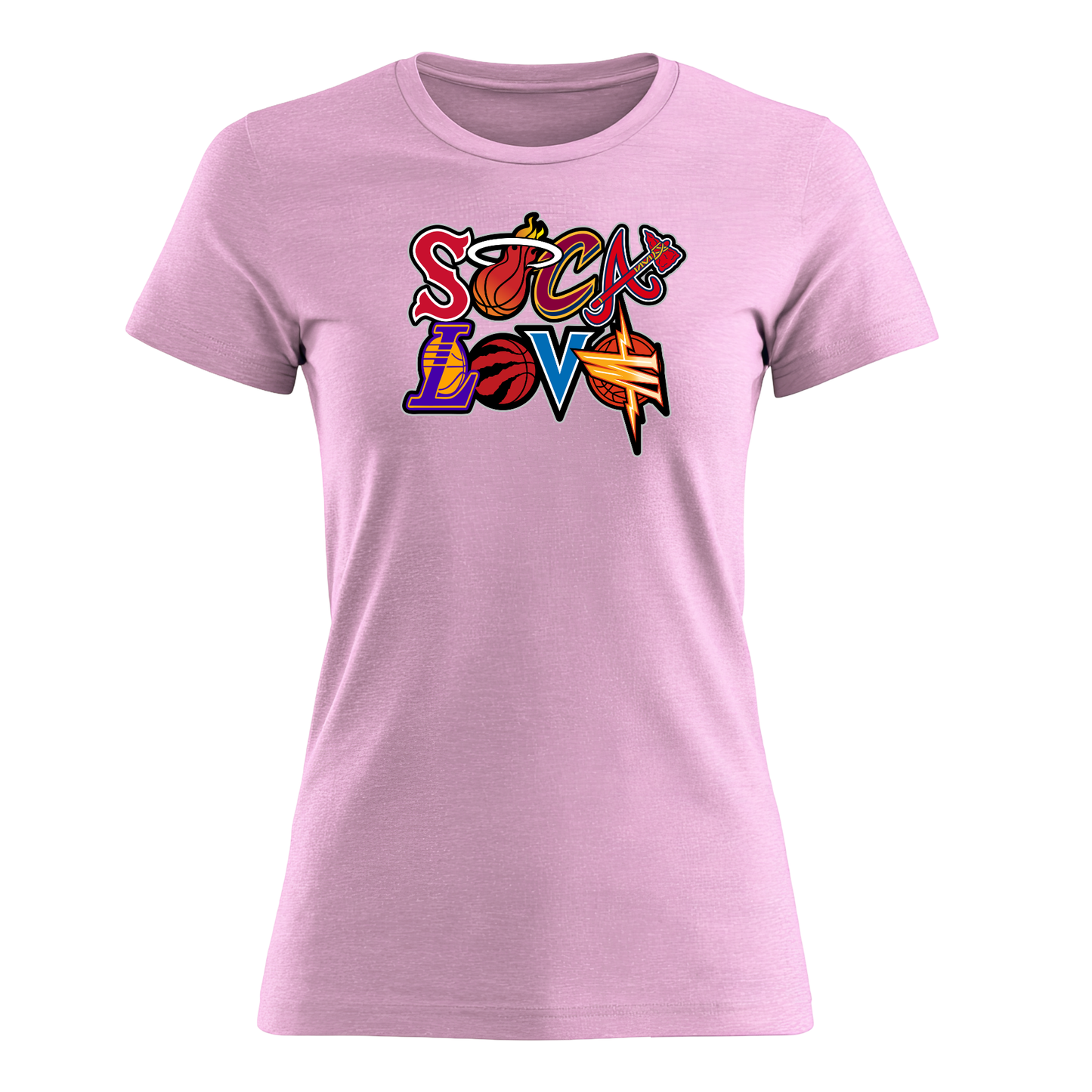 Soca Love Sports Icon Stacked - Women's Tee
