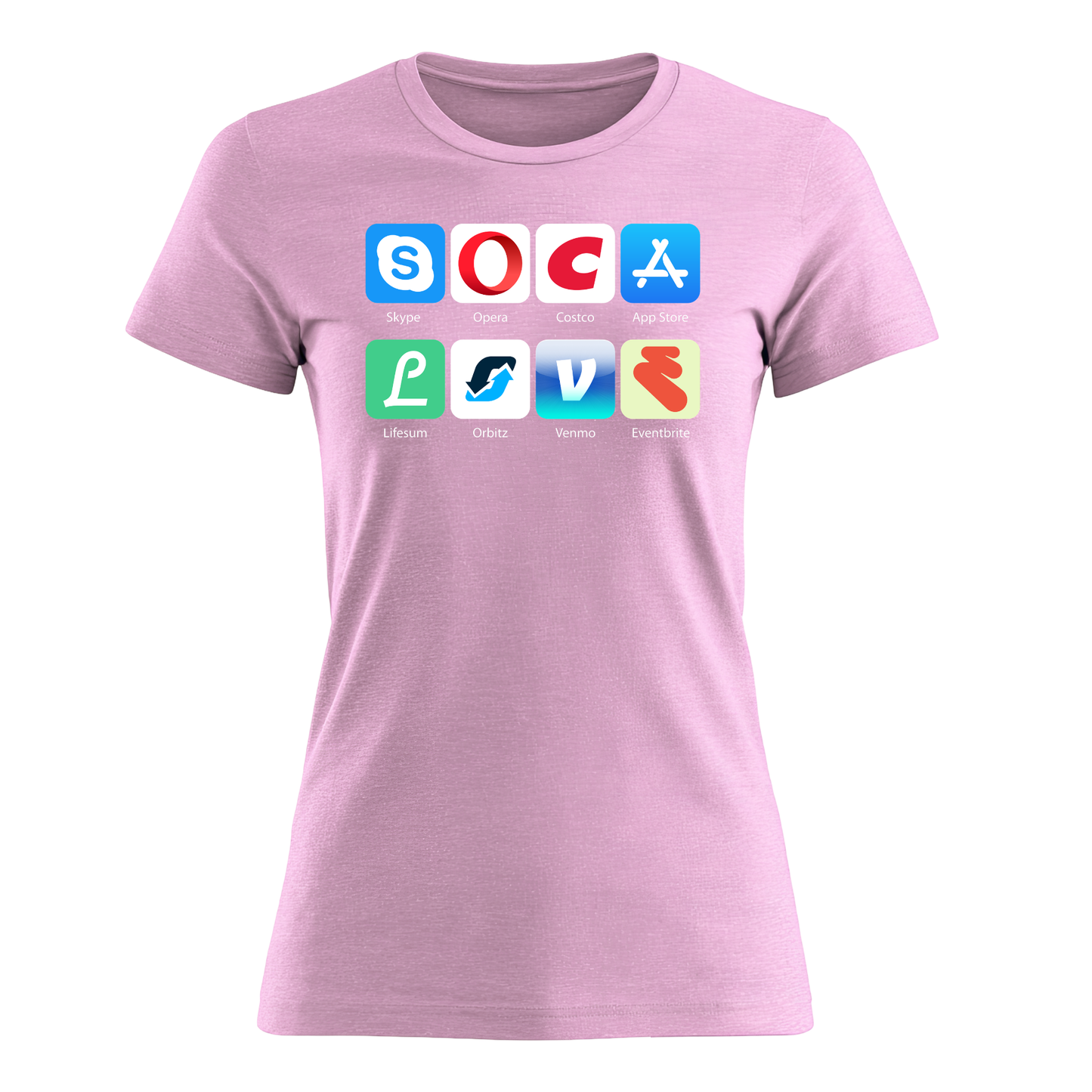 Soca Love Social Icon - Women's Tee