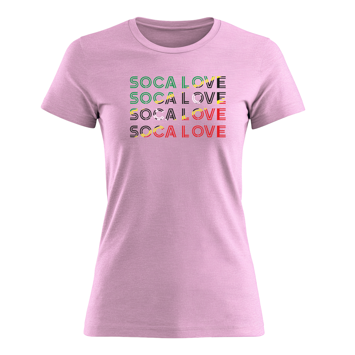 Soca Love Slant Colorblock I - Women's Tee