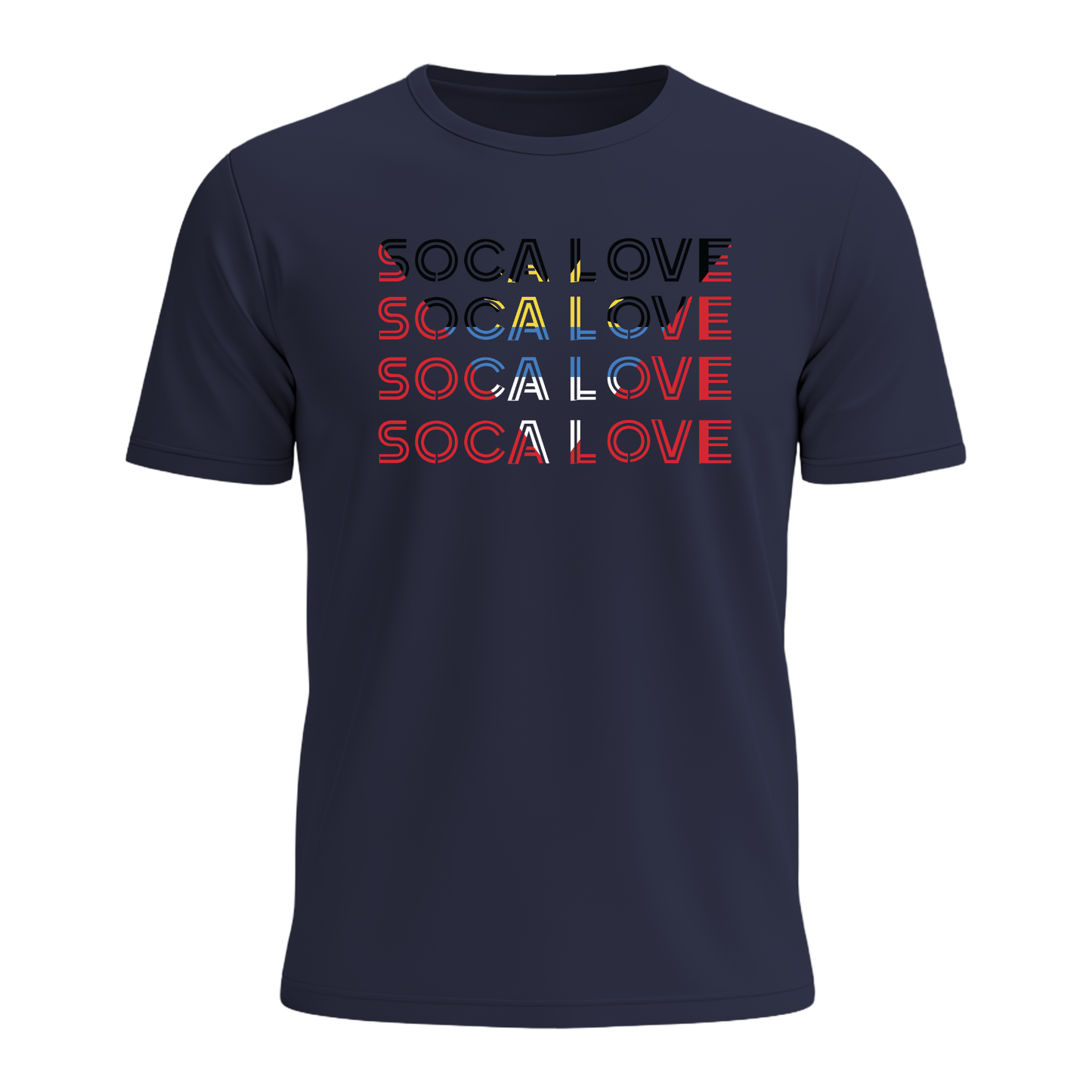 Soca Love Slant Colorblock II - Men's Tee