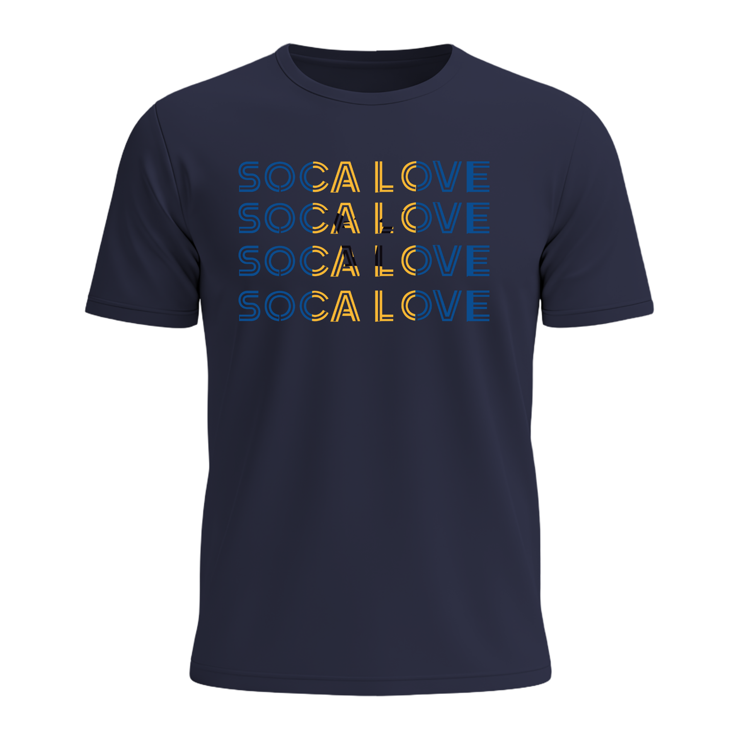 Soca Love Slant Colorblock IV - Men's Tee