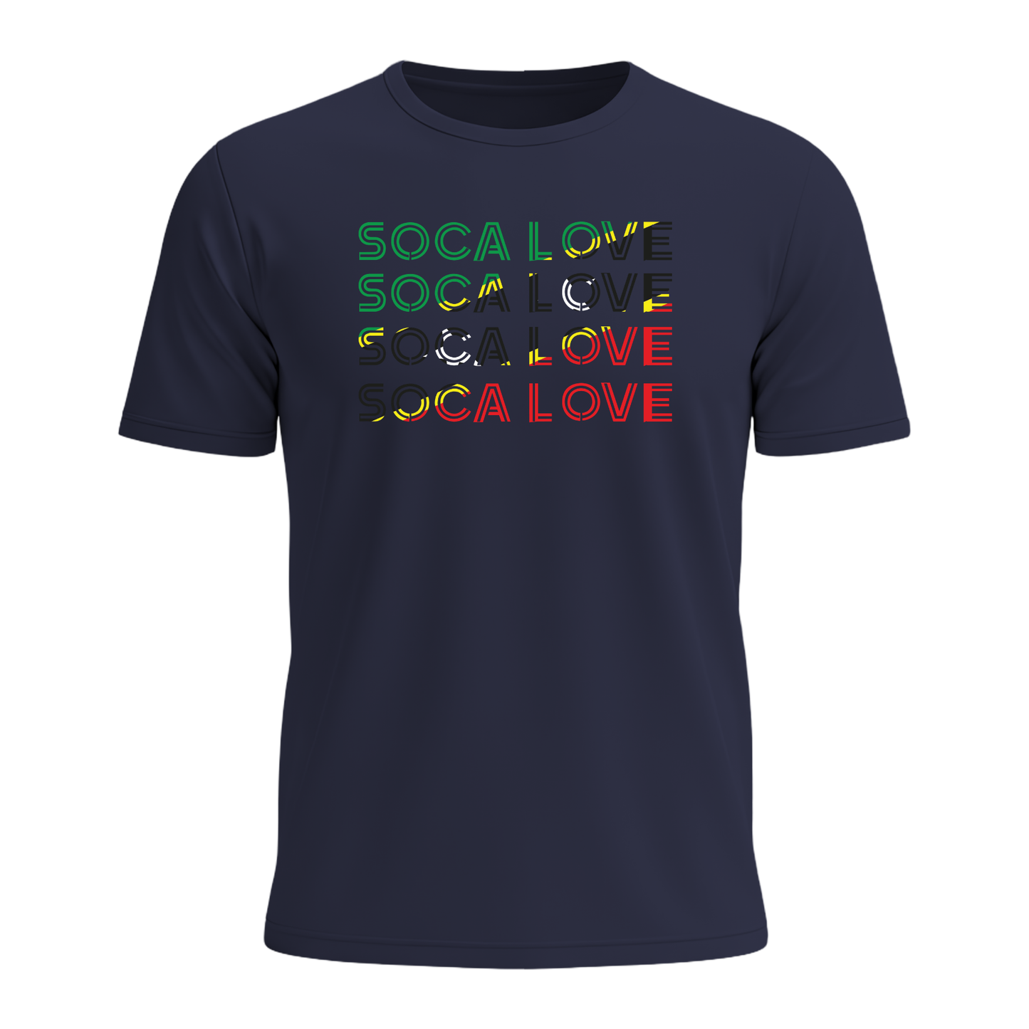 Soca Love Slant Colorblock I - Youth Tee