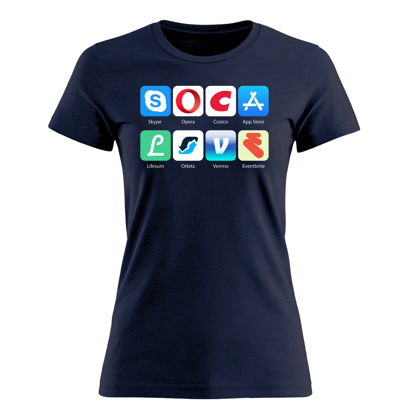 Soca Love Social Icon - Women's Tee