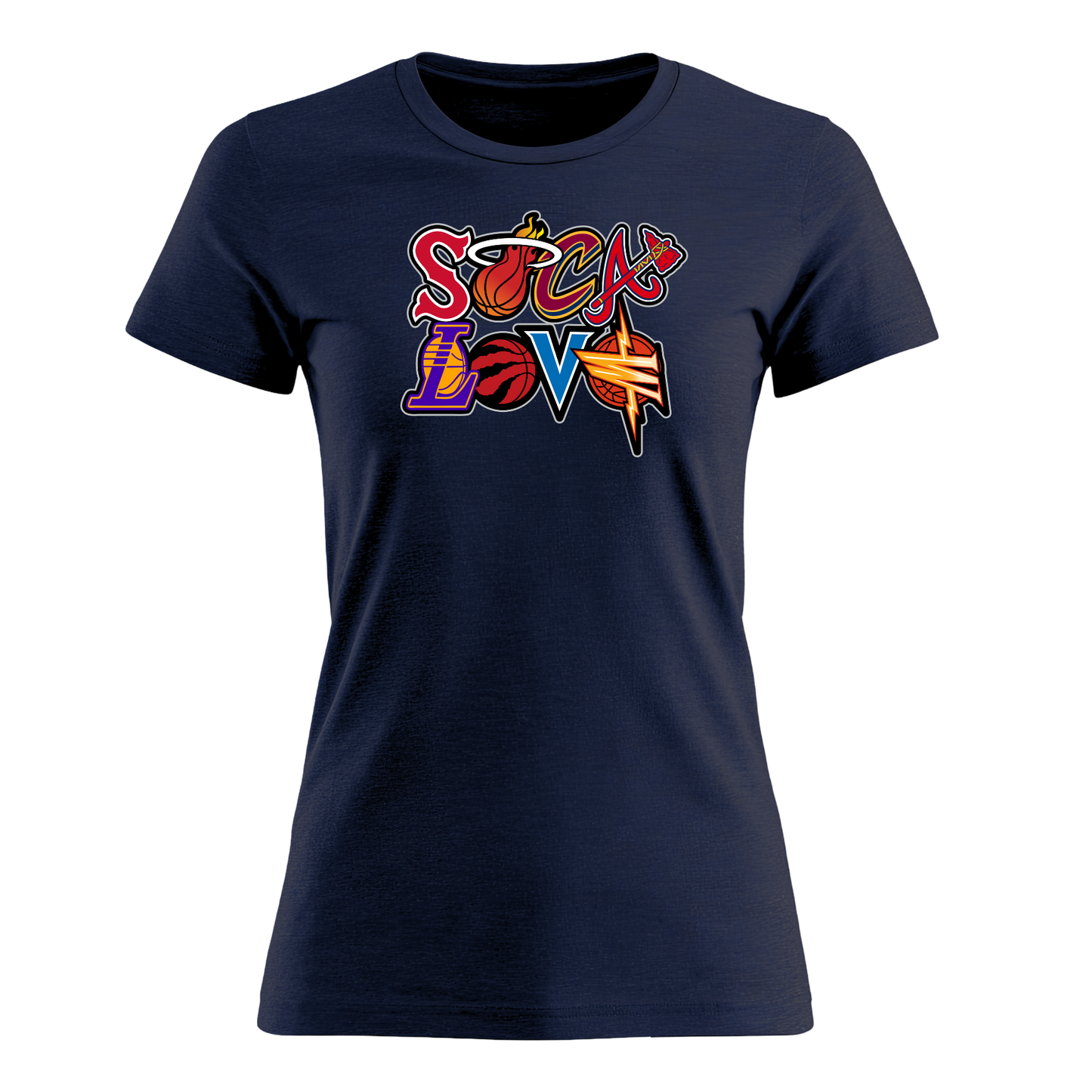Soca Love Sports Icon Stacked - Women's Tee