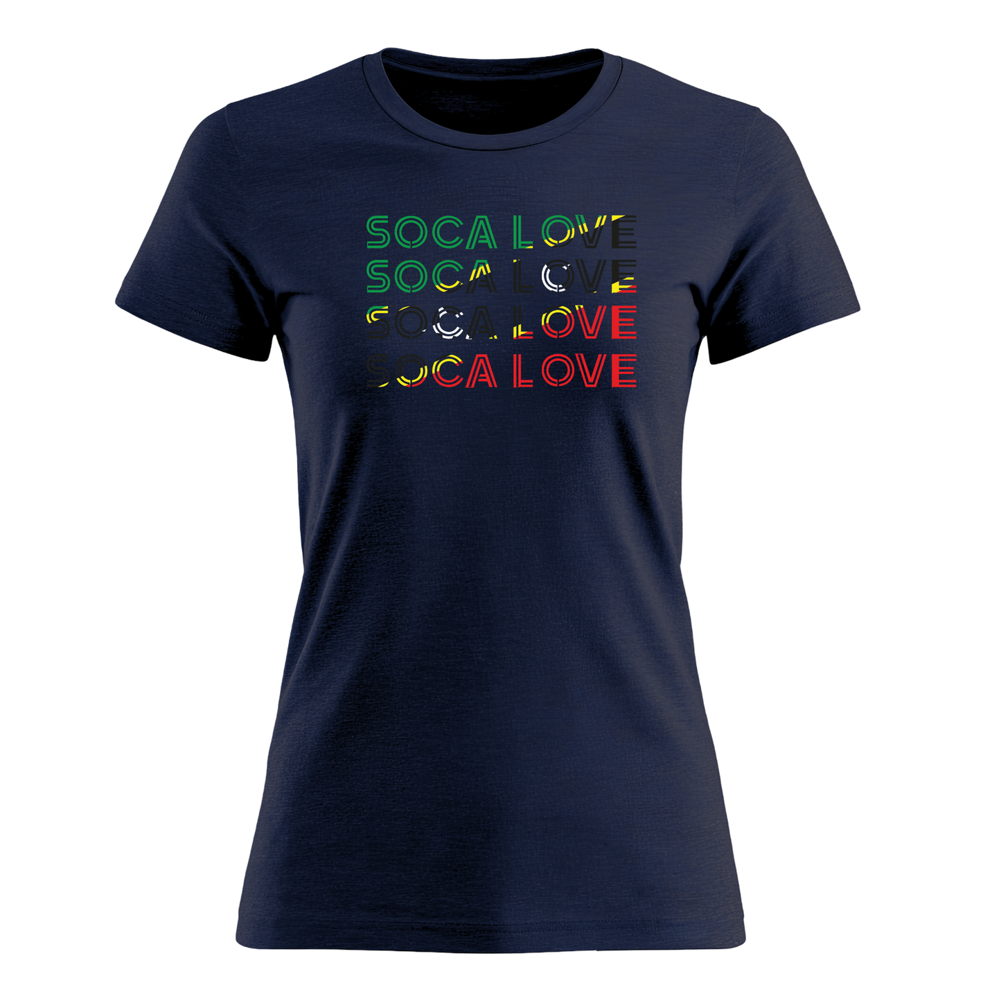 Soca Love Slant Colorblock I - Women's Tee