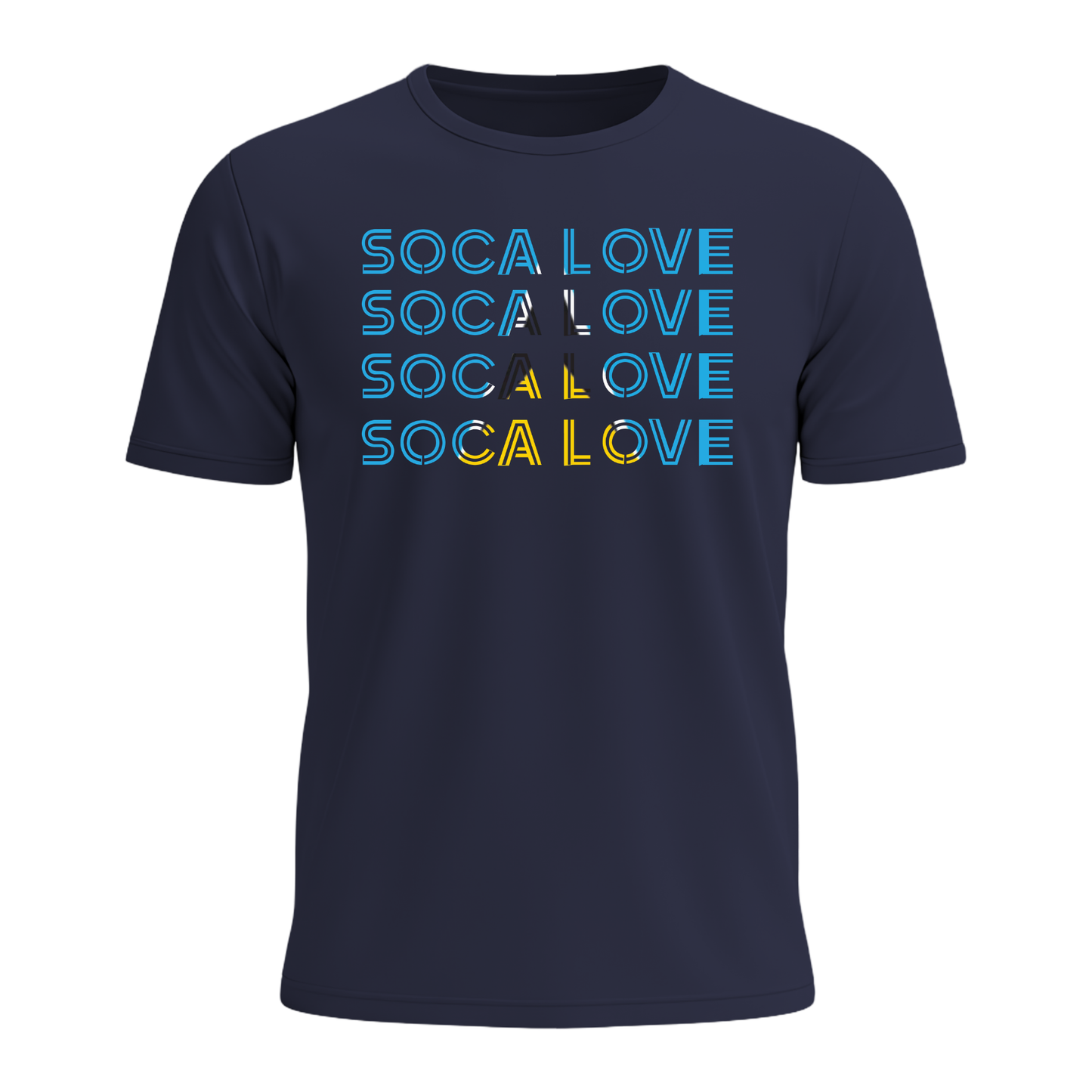 Soca Love Slant Colorblock III - Men's Tee