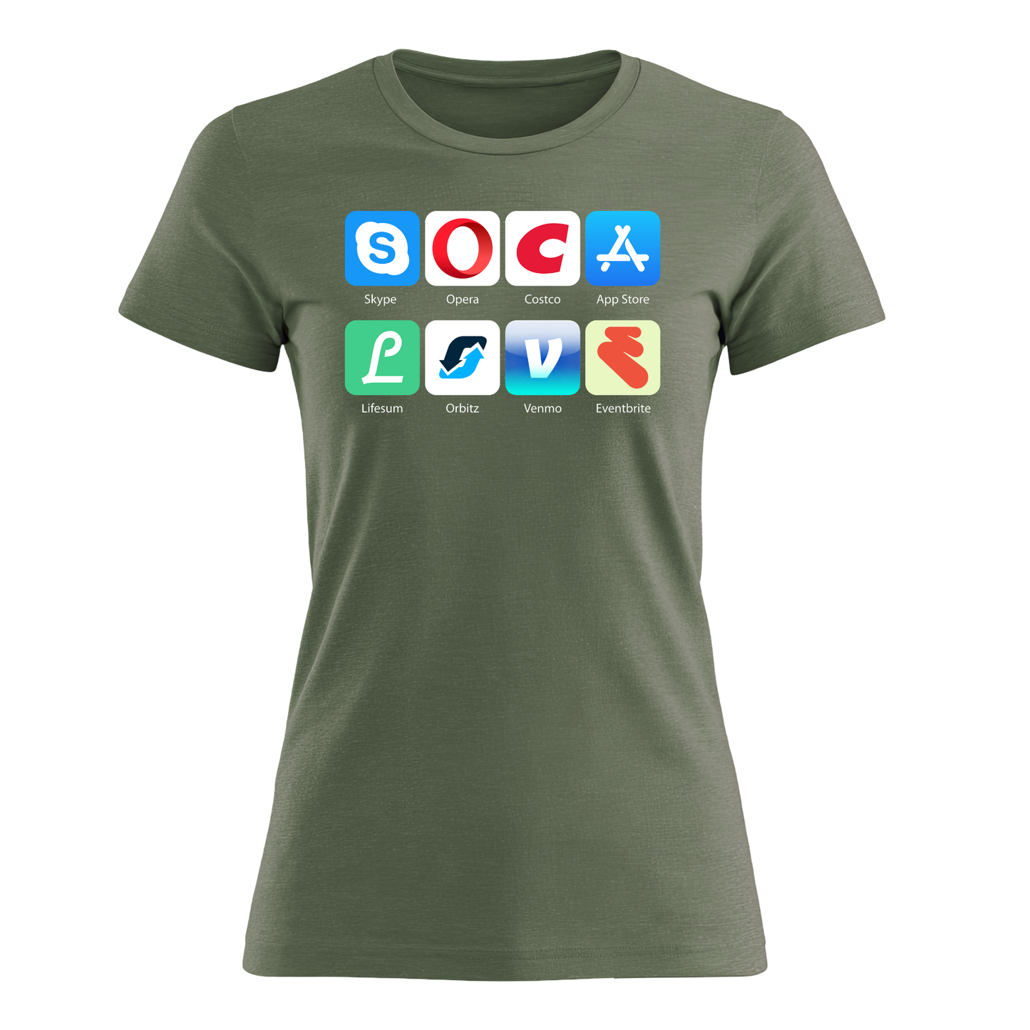 Soca Love Social Icon - Women's Tee