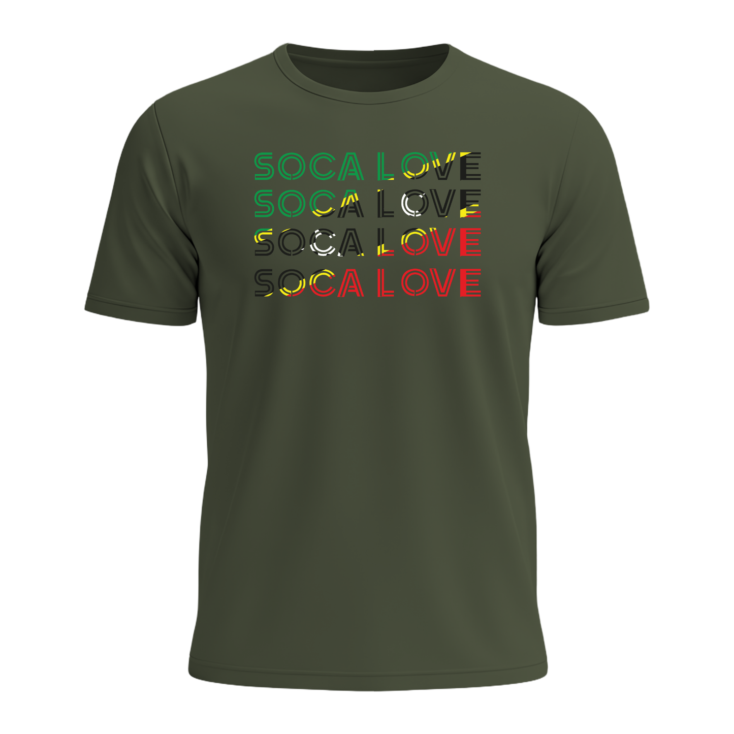 Soca Love Slant Colorblock I - Men's Tee