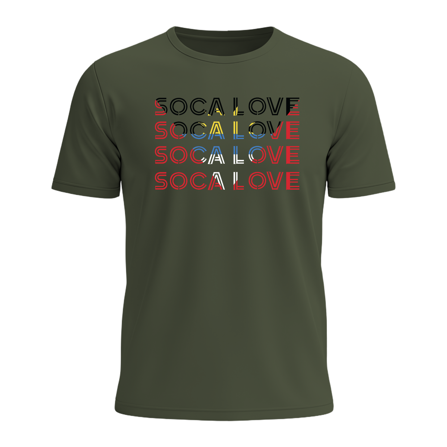 Soca Love Slant Colorblock II - Men's Tee