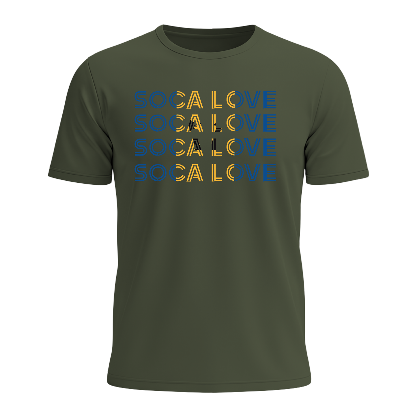 Soca Love Slant Colorblock IV - Men's Tee