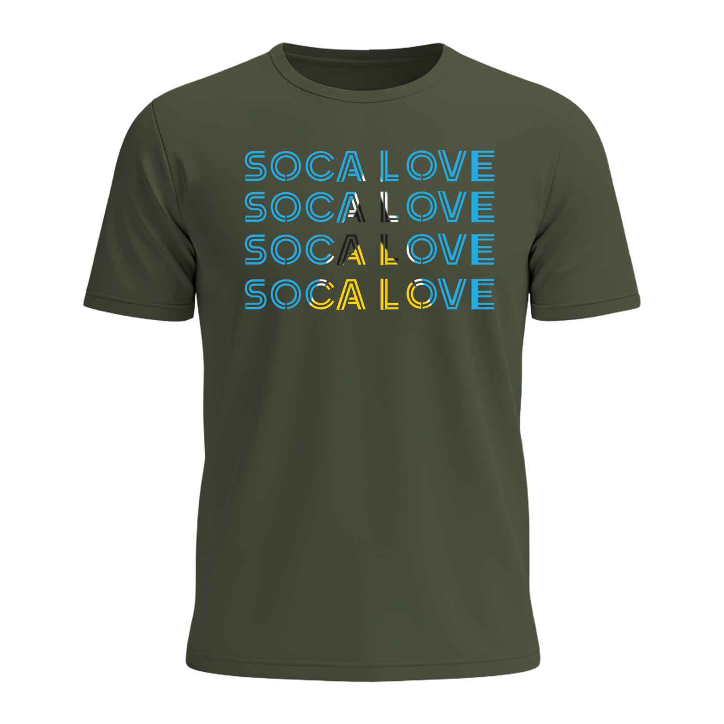 Soca Love Slant Colorblock III - Youth Tee