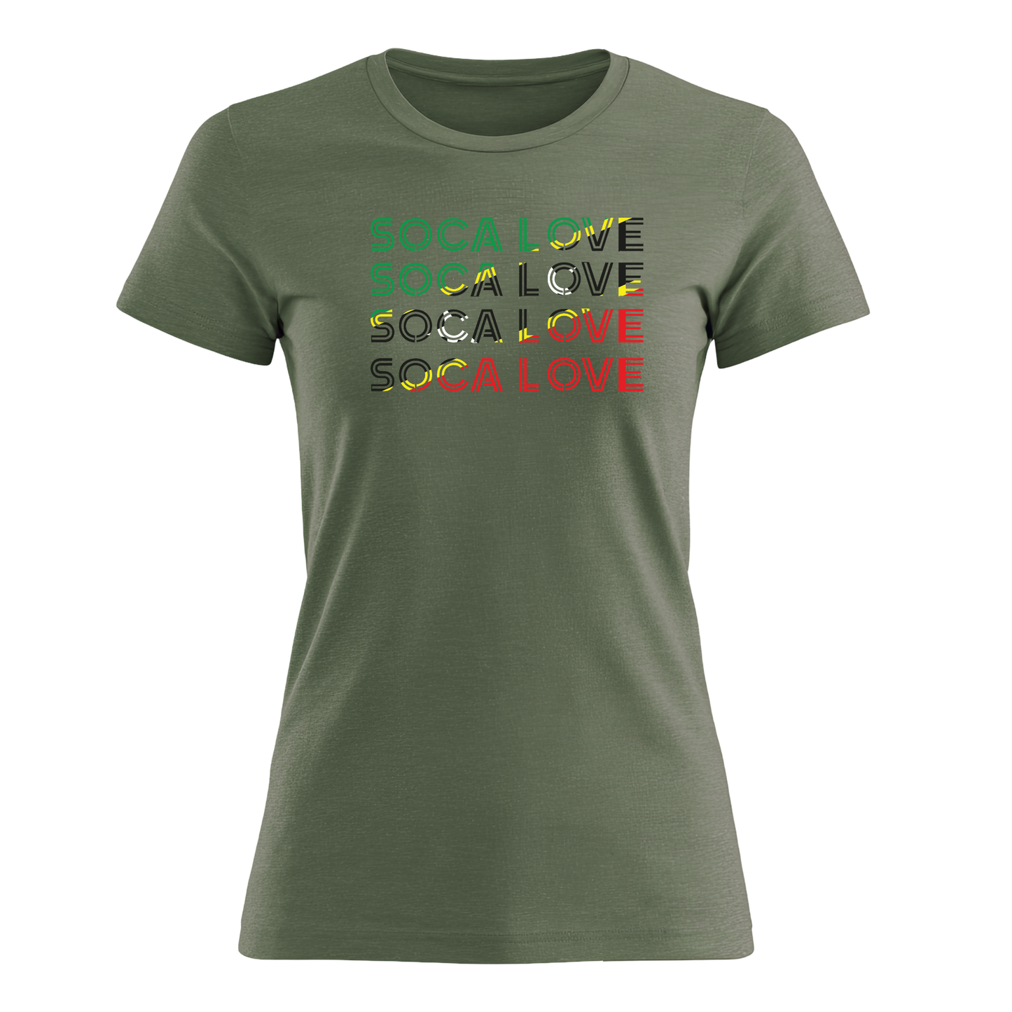 Soca Love Slant Colorblock I - Women's Tee