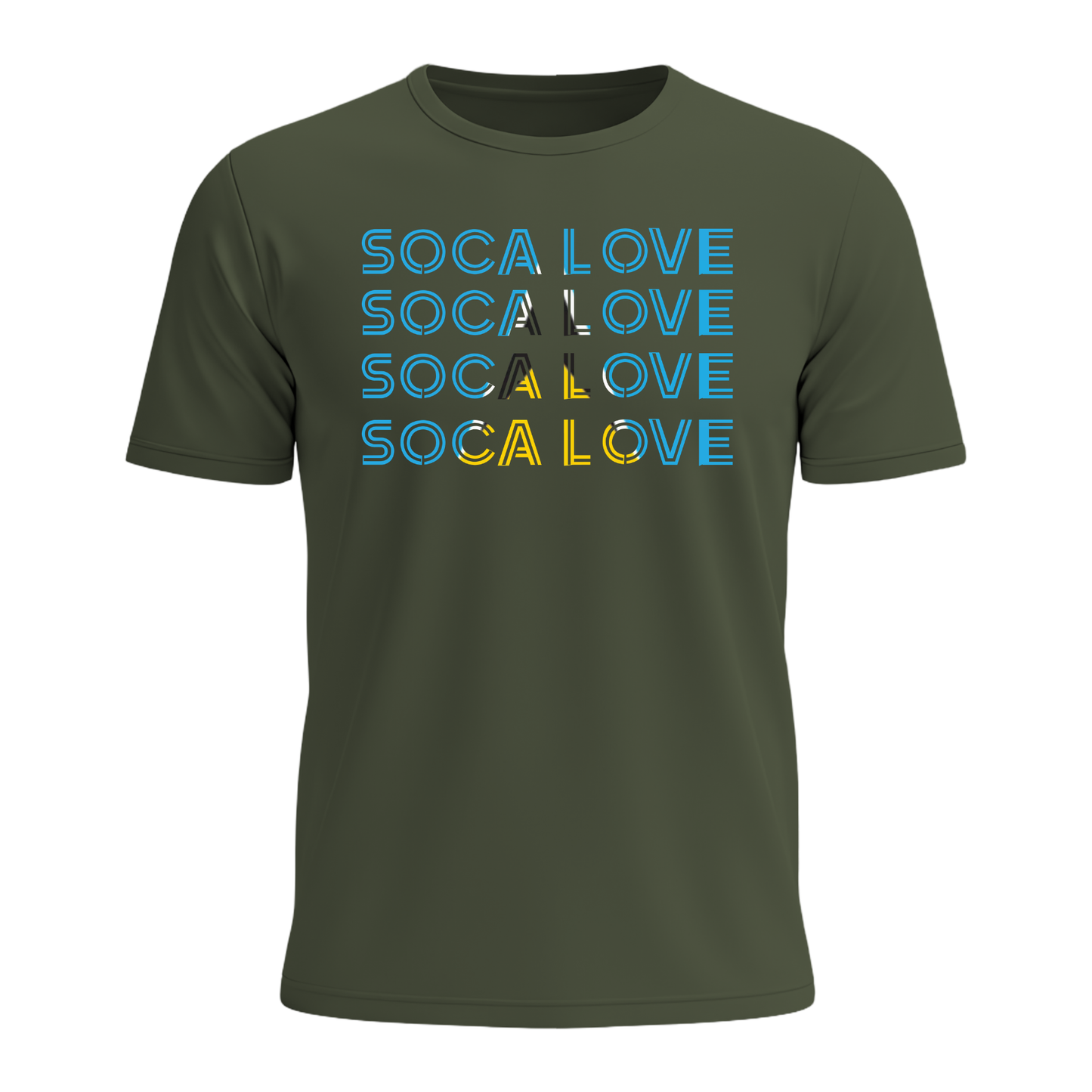 Soca Love Slant Colorblock III - Men's Tee