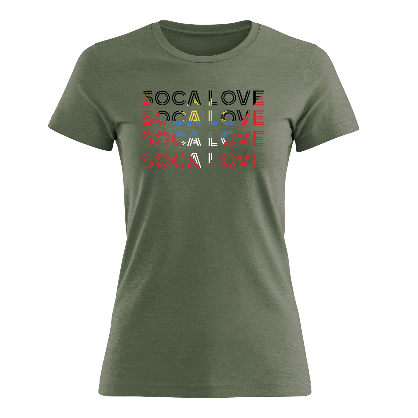 Soca Love Slant Colorblock II - Women's Tee