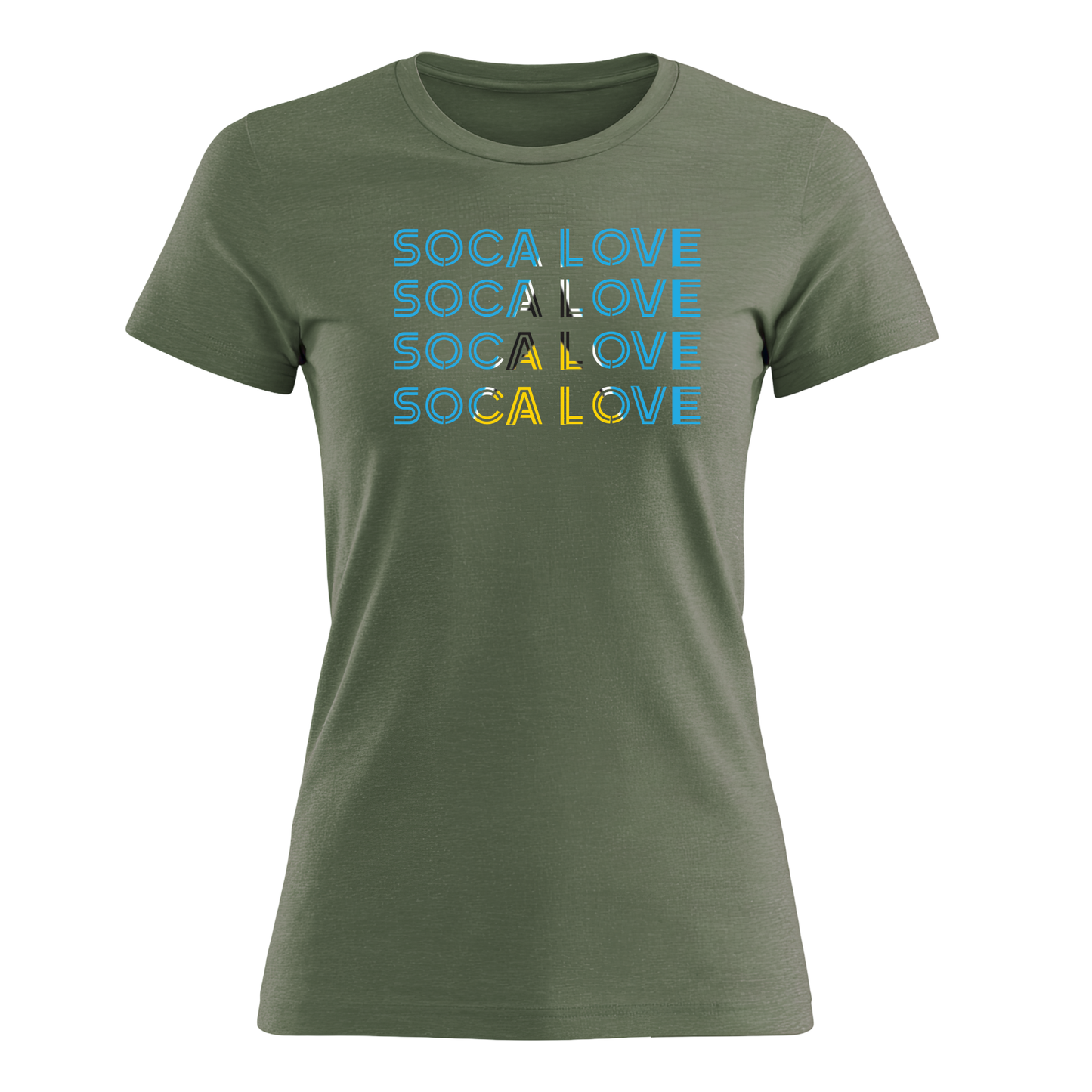 Soca Love Slant Colorblock III - Women's Tee