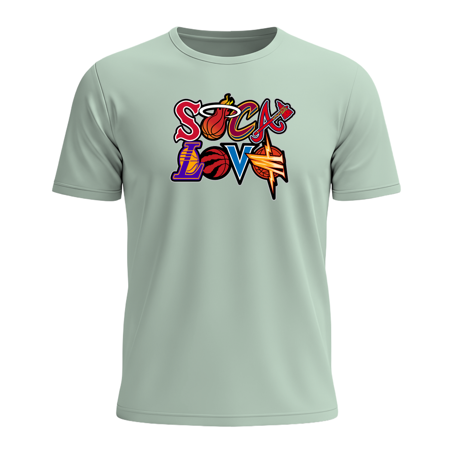 Soca Love Sports Icon Stacked - Men's Tee