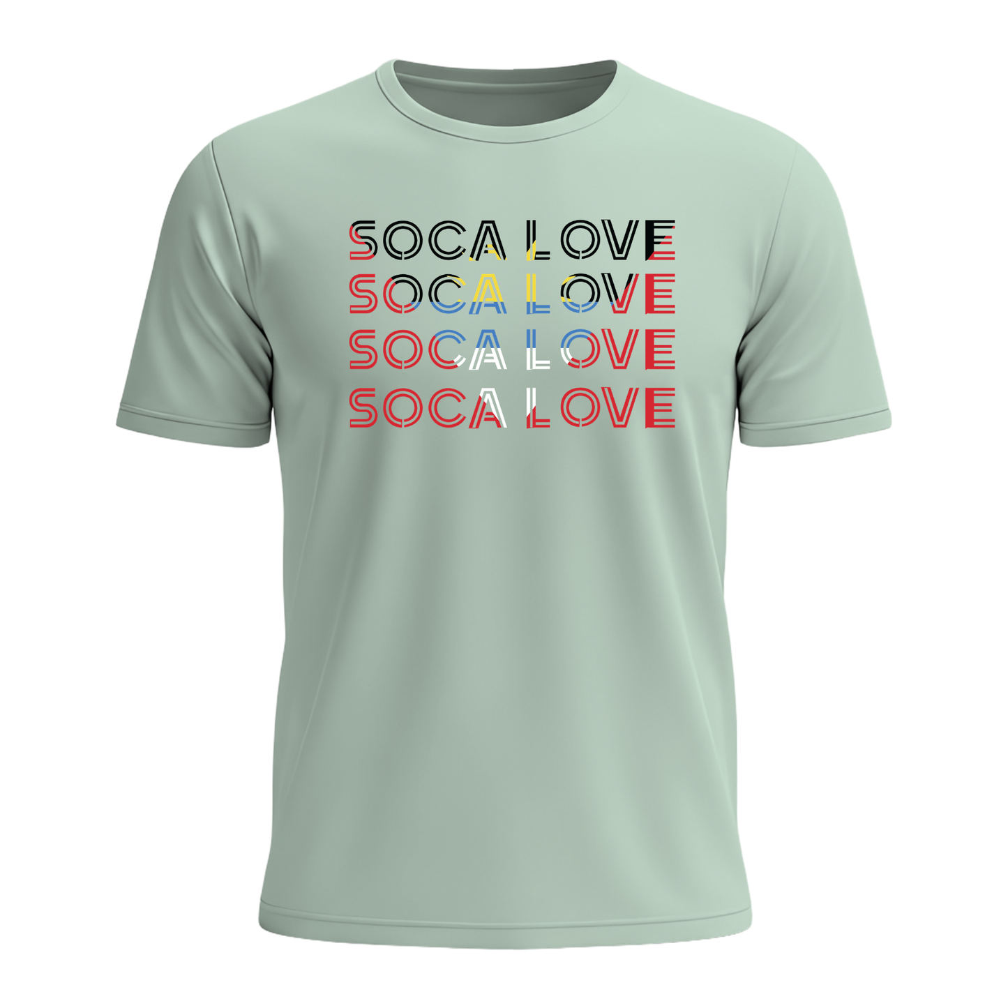 Soca Love Slant Colorblock II - Men's Tee