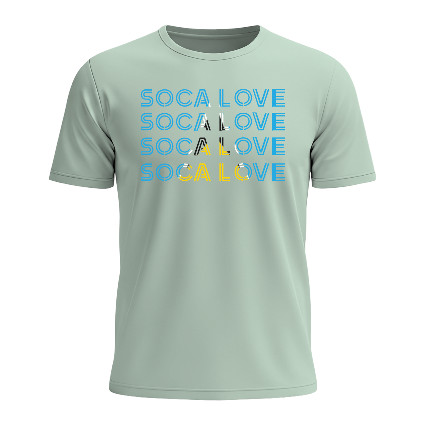 Soca Love Slant Colorblock III - Men's Tee