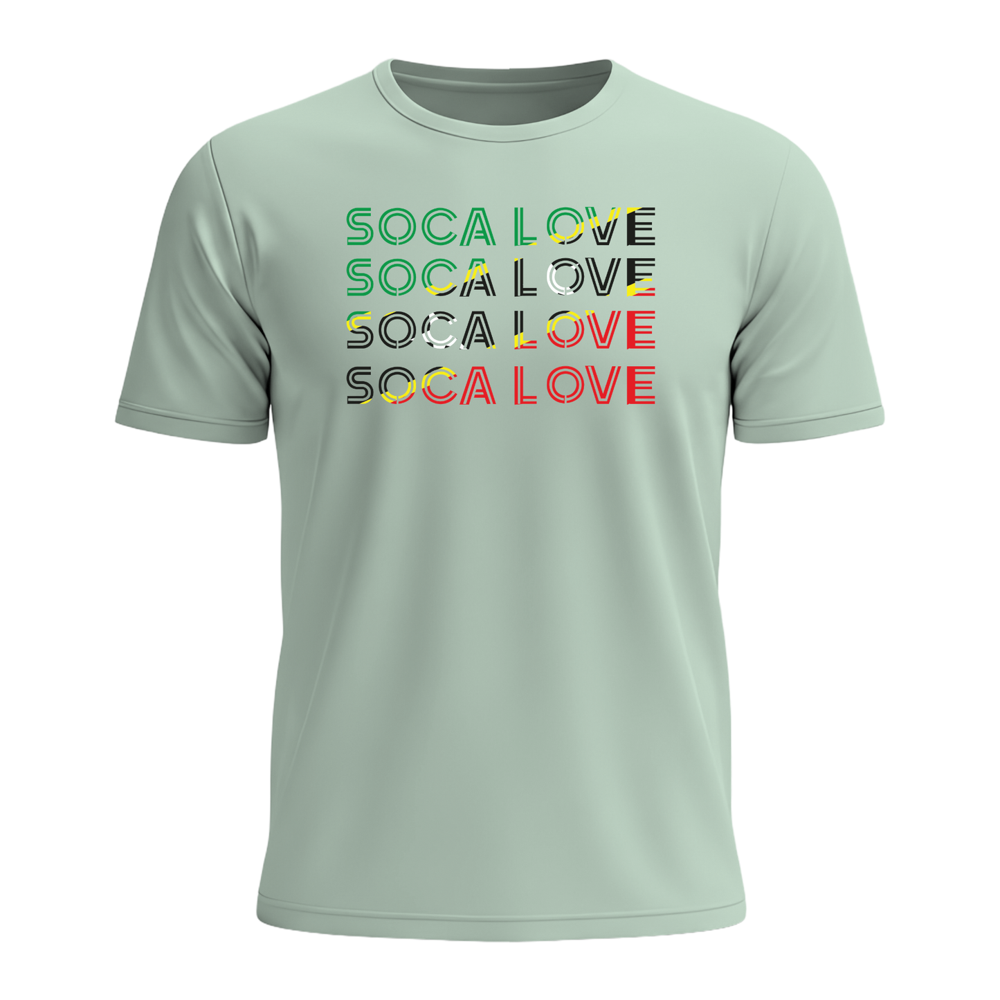 Soca Love Slant Colorblock I - Men's Tee