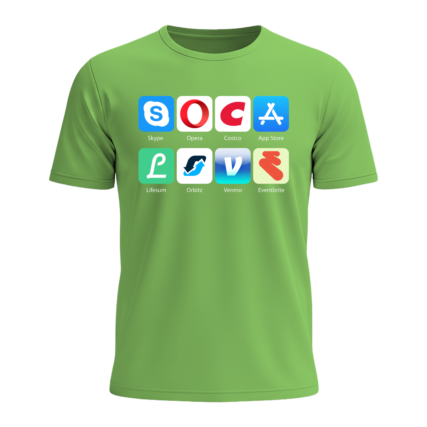 Soca Love Social Icons - Men's Tee