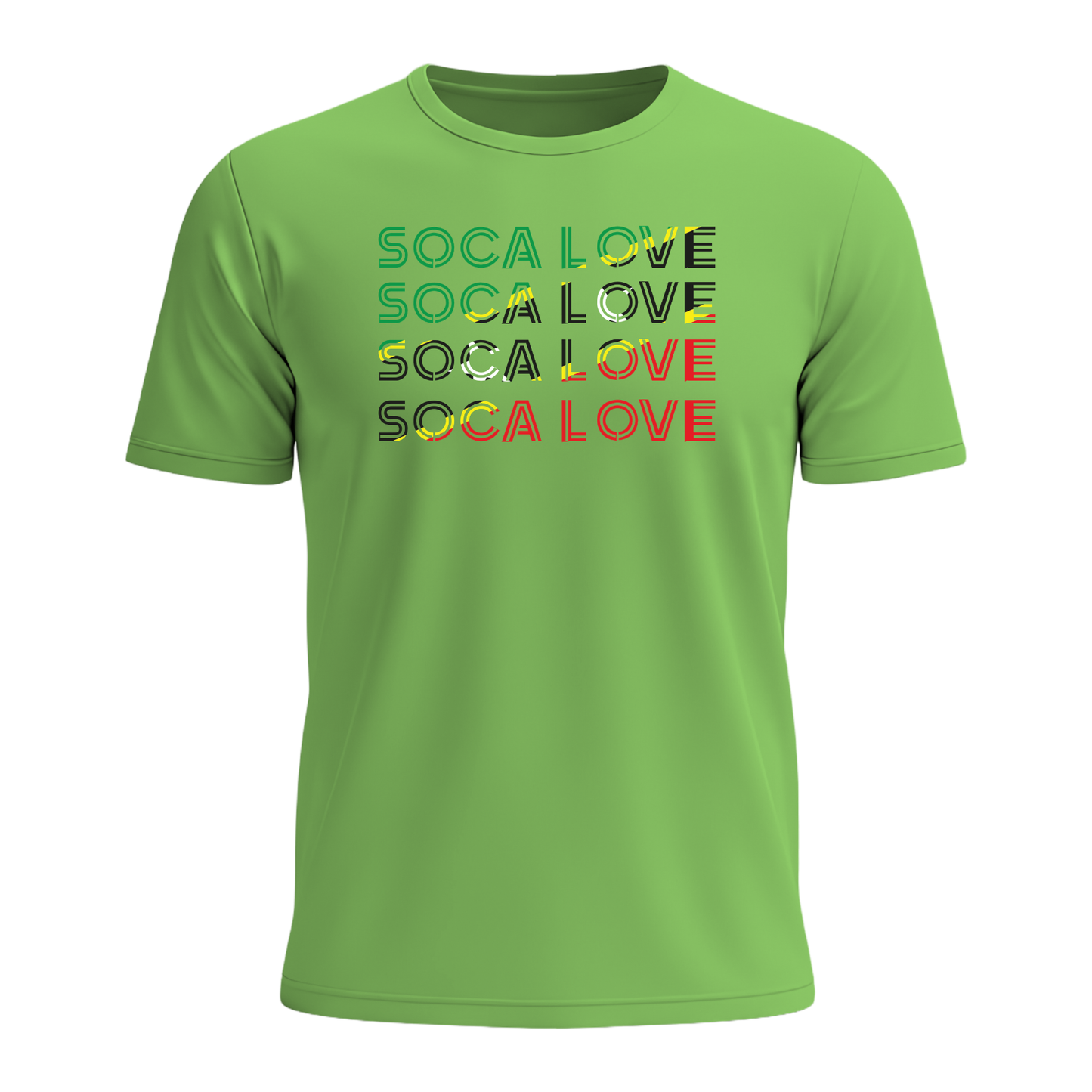 Soca Love Slant Colorblock I - Men's Tee