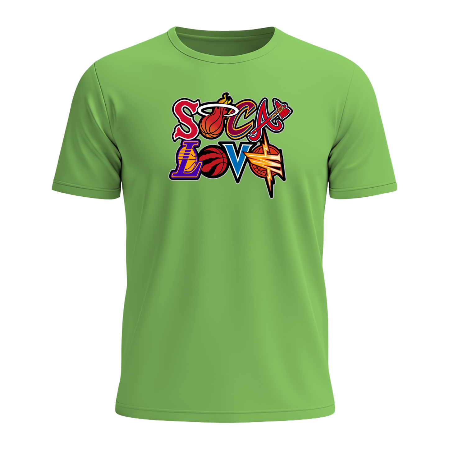 Soca Love Sports Icon Stacked - Men's Tee