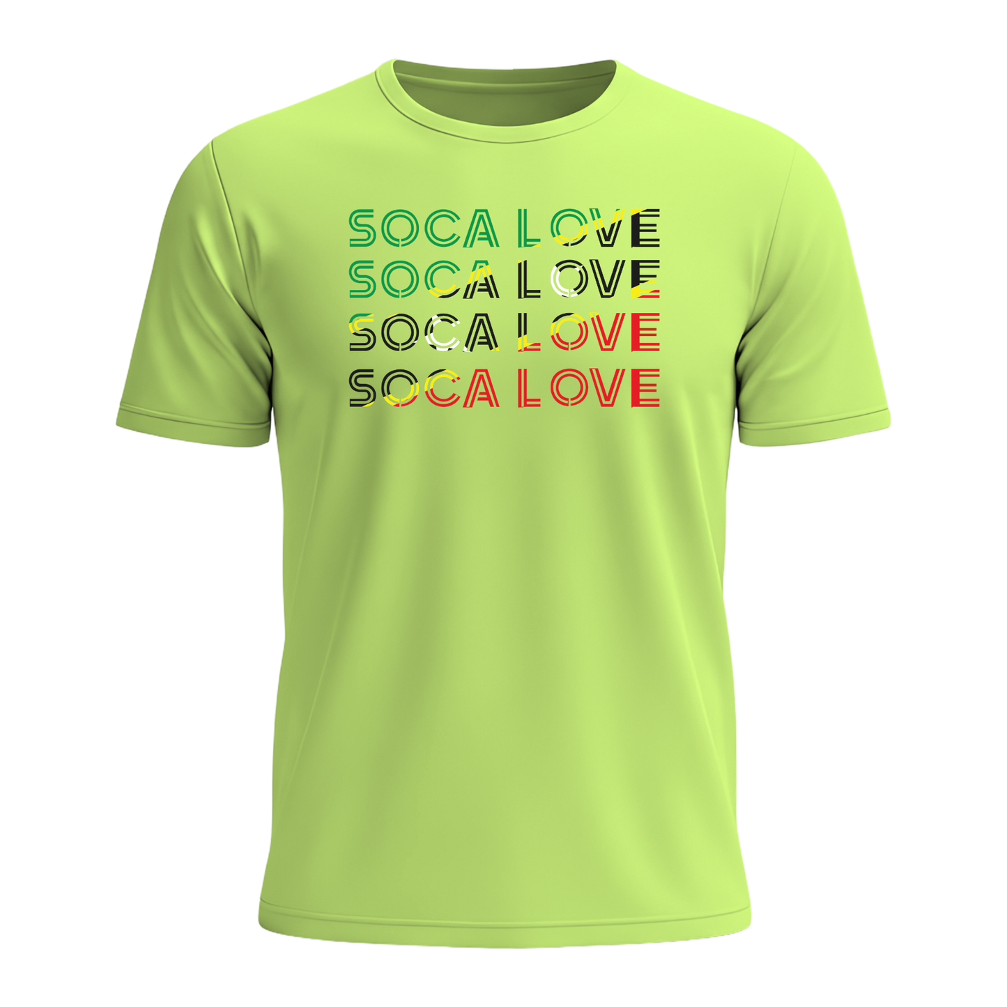 Soca Love Slant Colorblock I - Men's Tee