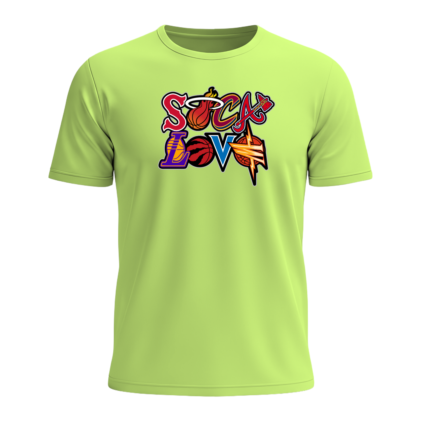 Soca Love Sports Icon Stacked - Men's Tee
