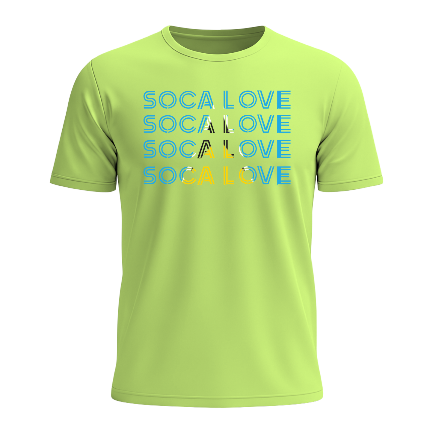 Soca Love Slant Colorblock III - Men's Tee