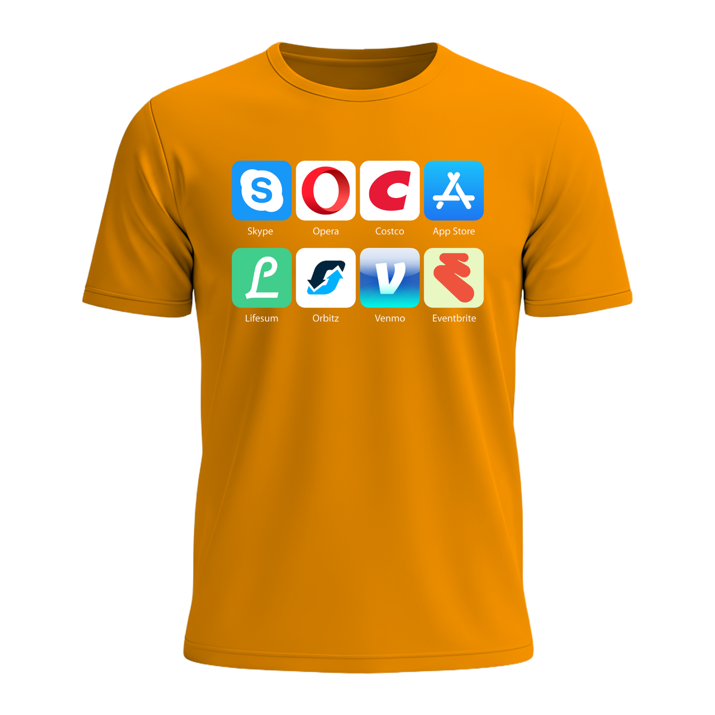 Soca Love Social Icons - Men's Tee