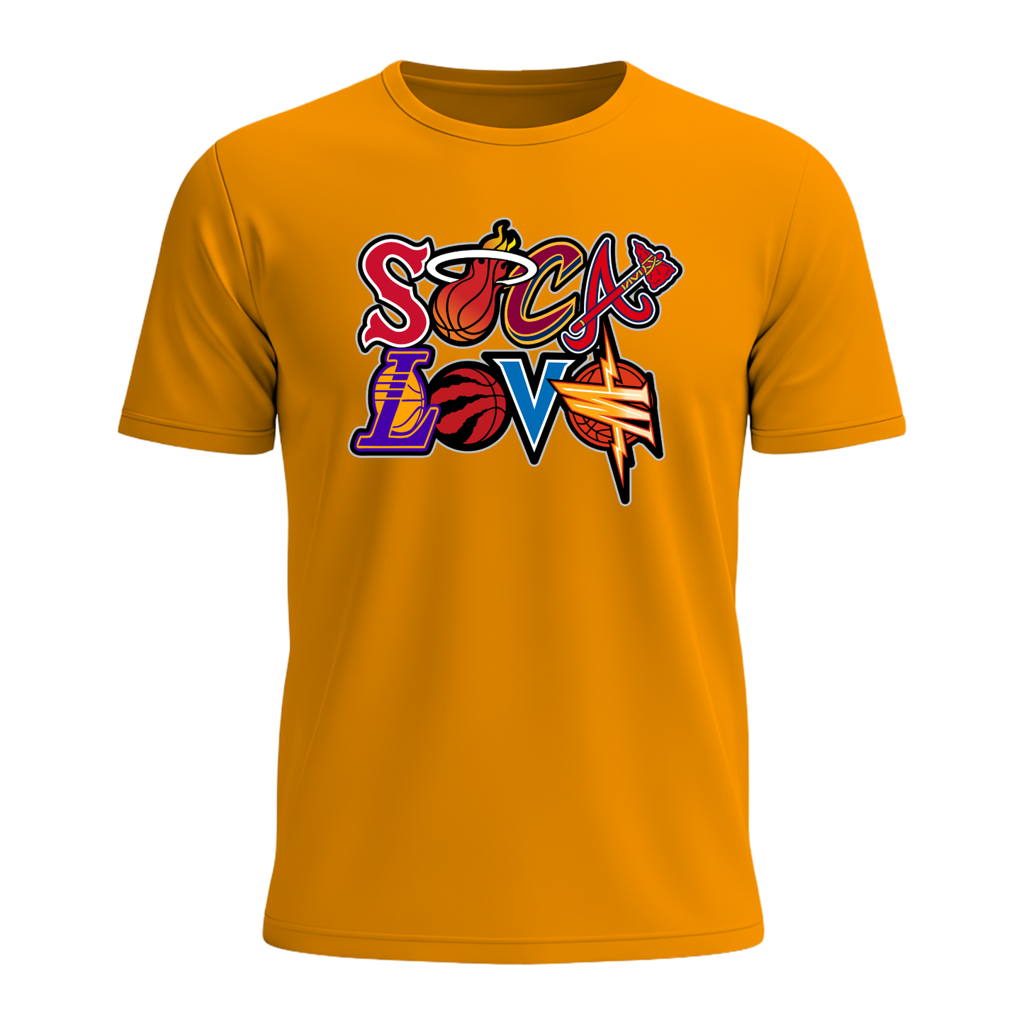 Soca Love Sports Icon Stacked - Youth Tee