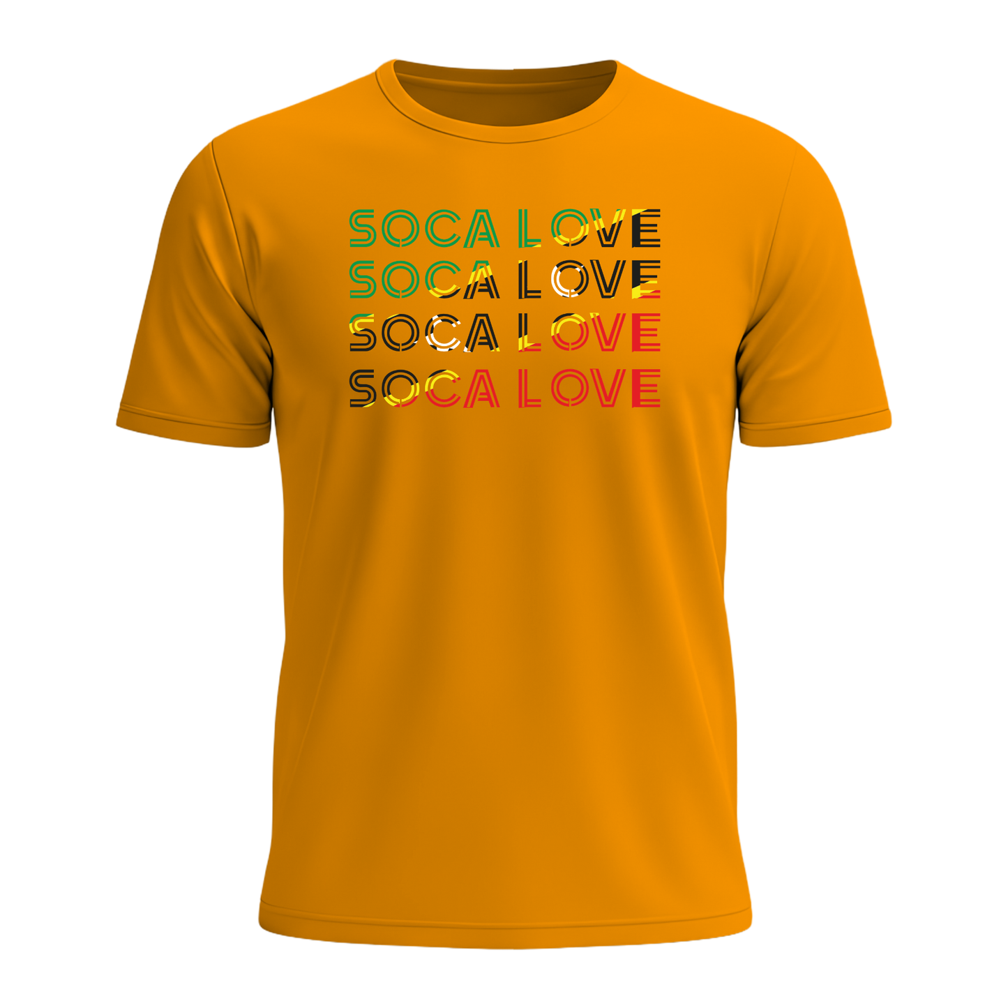 Soca Love Slant Colorblock I - Men's Tee