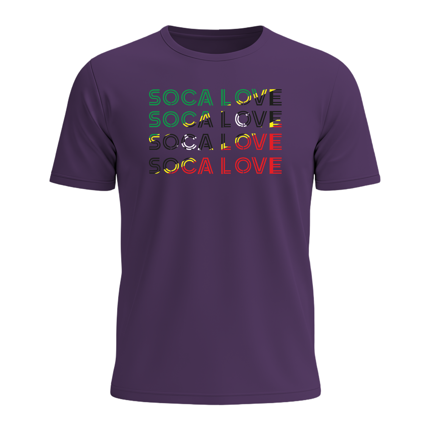 Soca Love Slant Colorblock I - Men's Tee