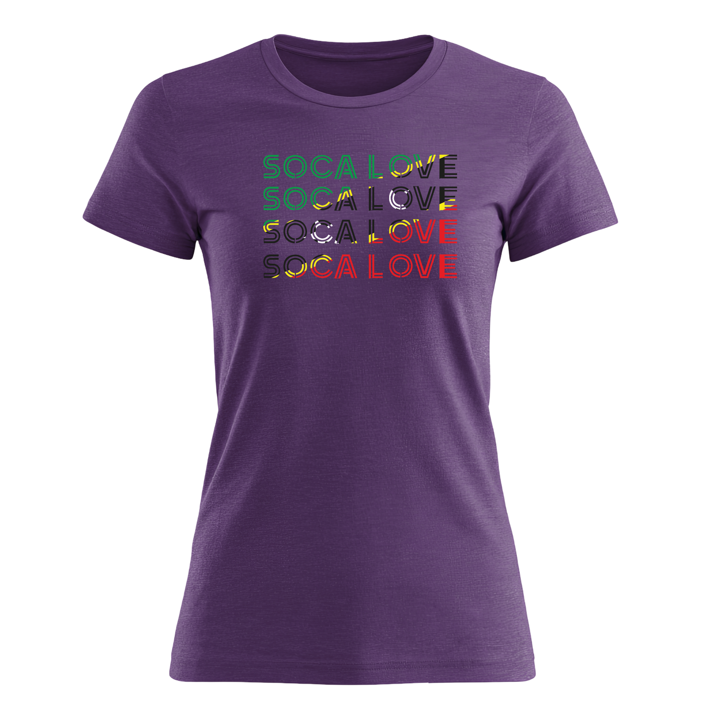 Soca Love Slant Colorblock I - Women's Tee