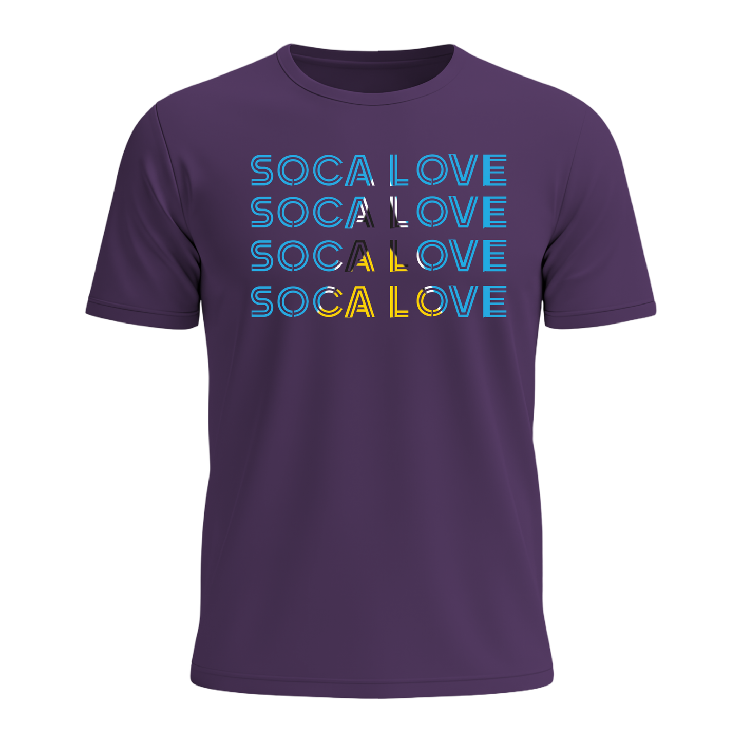 Soca Love Slant Colorblock III - Youth Tee