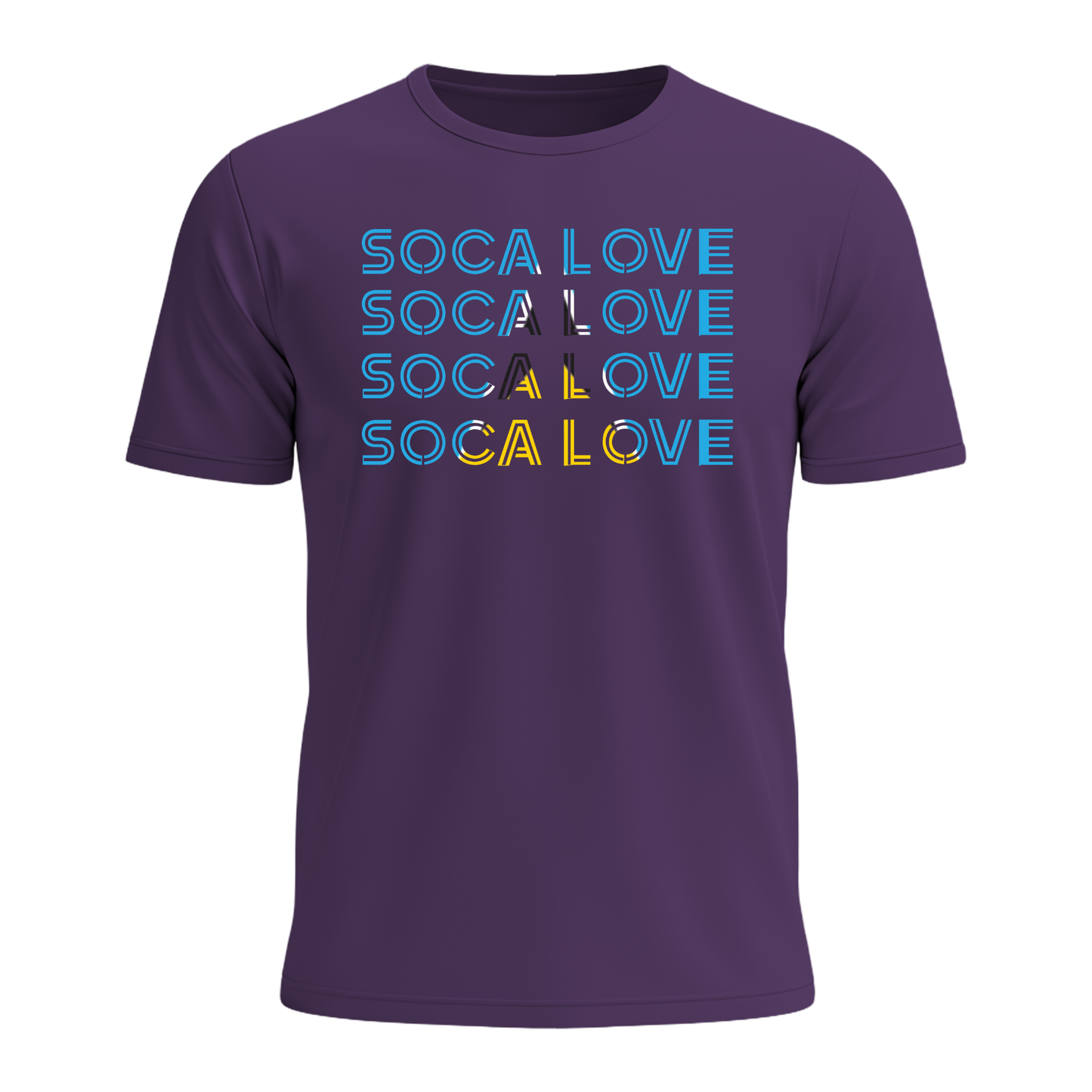 Soca Love Slant Colorblock III - Men's Tee