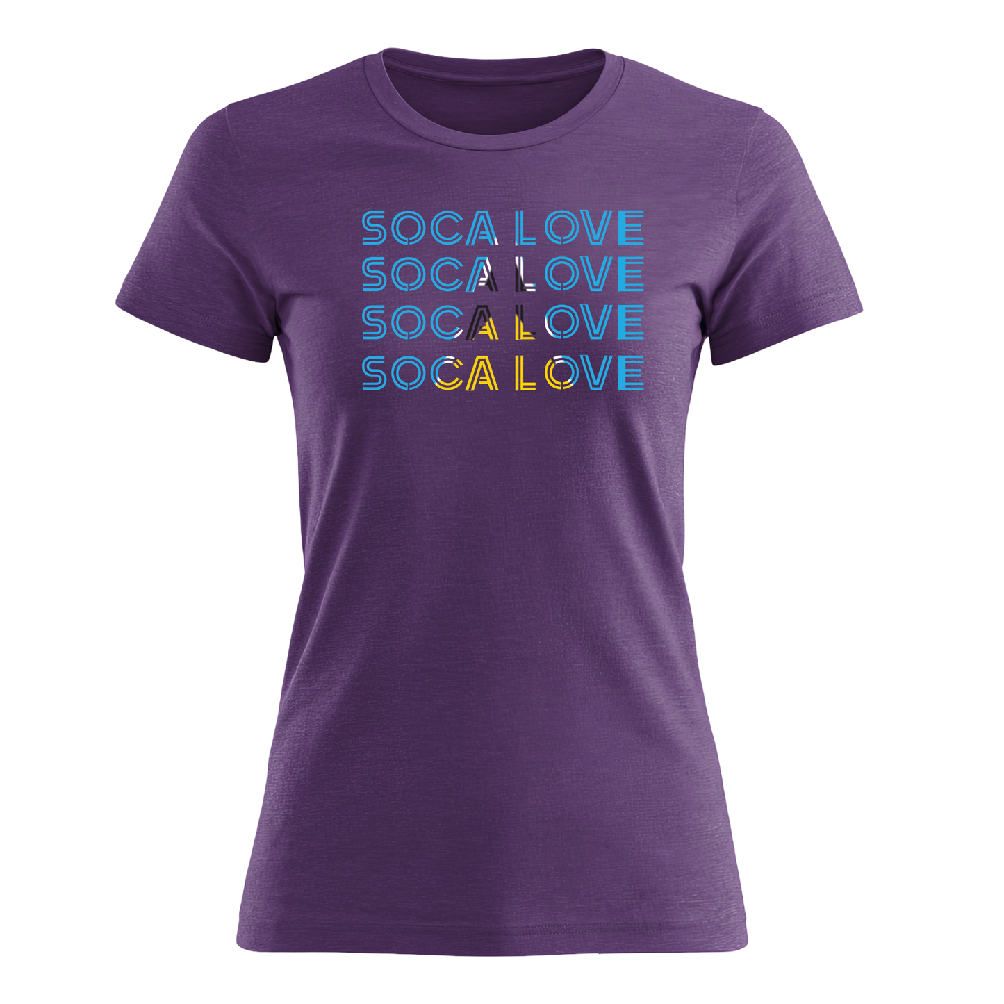 Soca Love Slant Colorblock III - Women's Tee